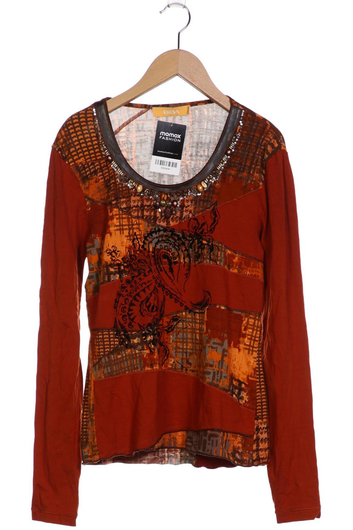 

BiBA Damen Langarmshirt, orange, Gr. 36