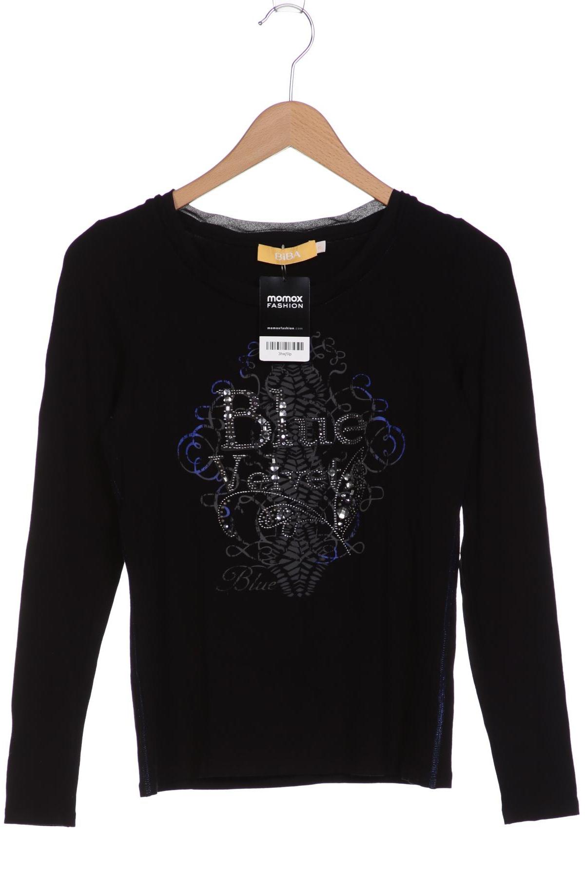 

BiBA Damen Langarmshirt, schwarz, Gr. 34