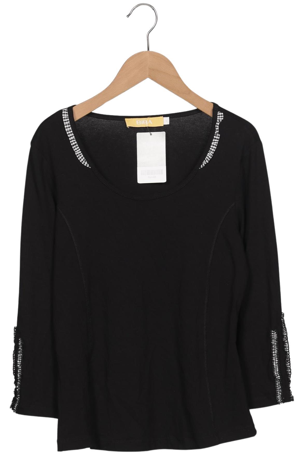 

BiBA Damen Langarmshirt, schwarz, Gr. 36