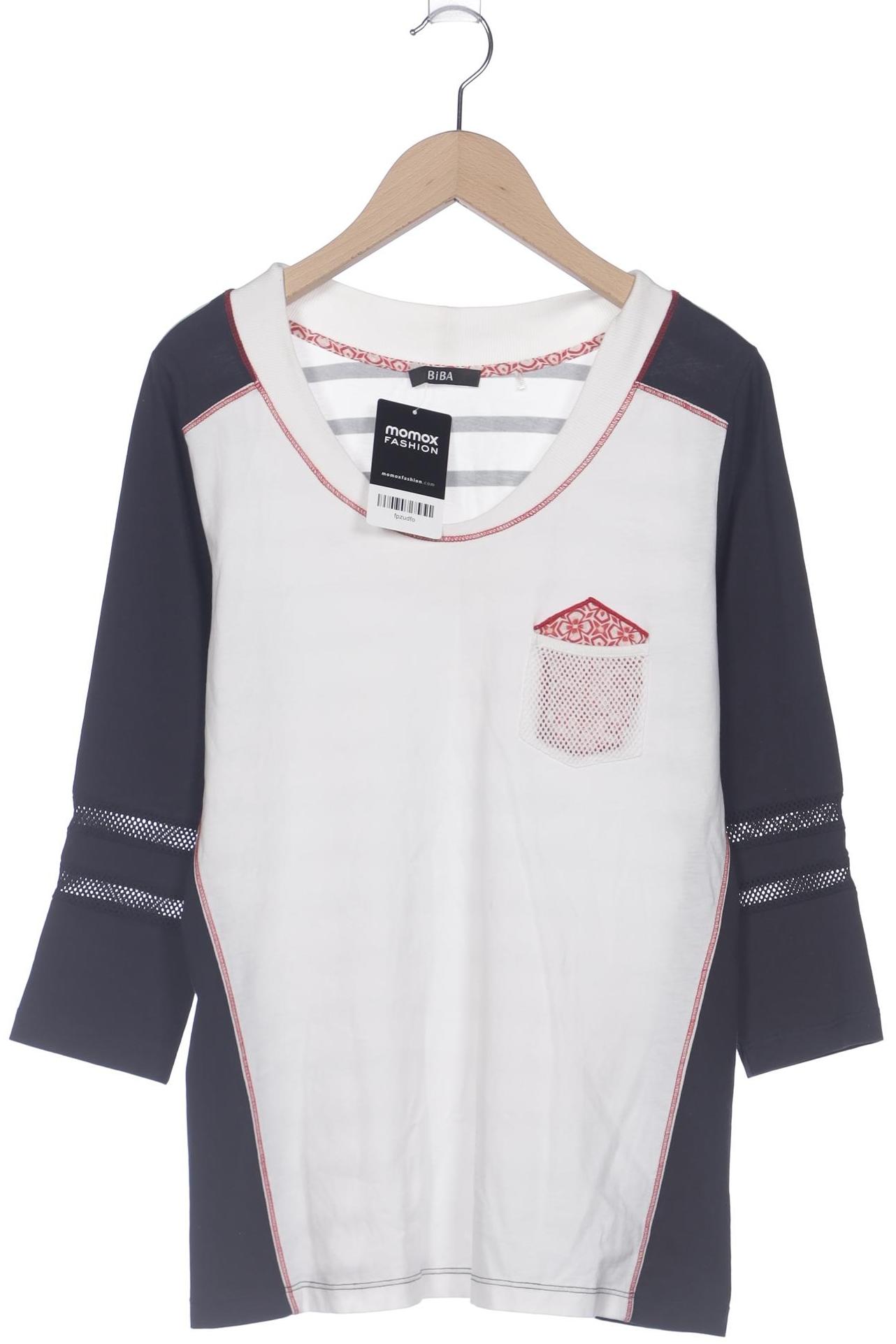 

BiBA Damen Langarmshirt, weiß, Gr. 34