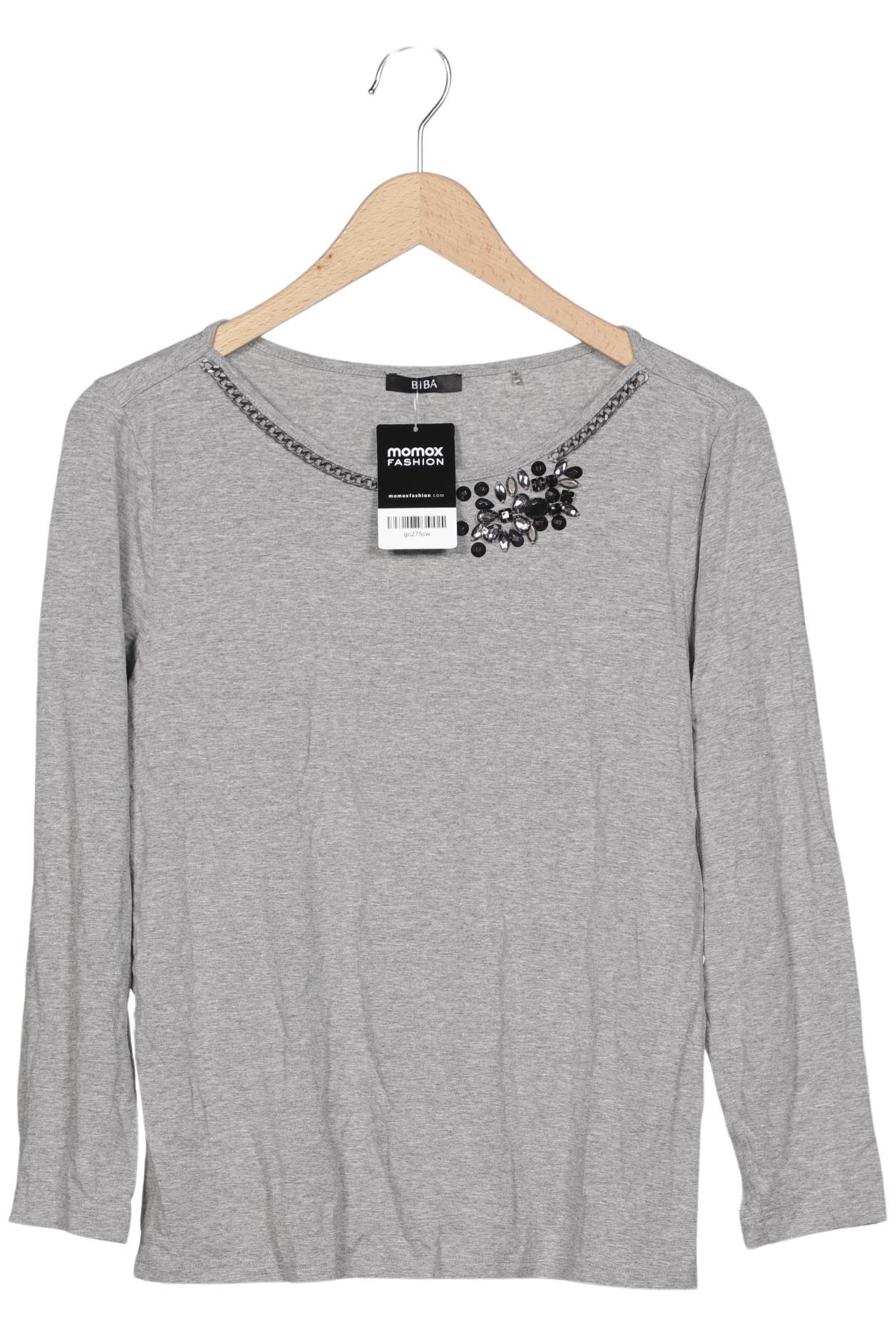 

BiBA Damen Langarmshirt, grau, Gr. 42