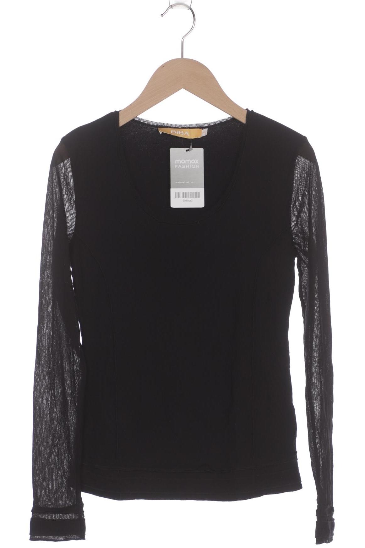 

BiBA Damen Langarmshirt, schwarz, Gr. 34