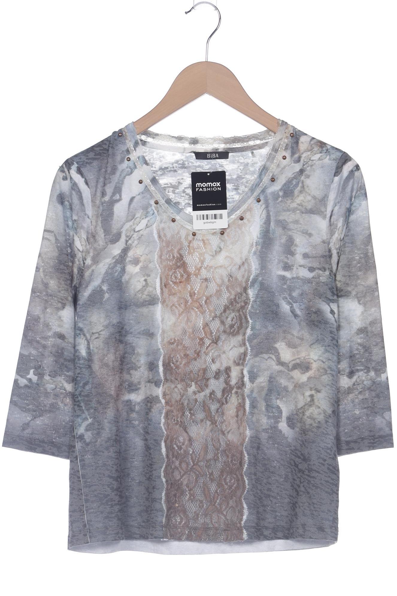 

BiBA Damen Langarmshirt, grau, Gr. 38