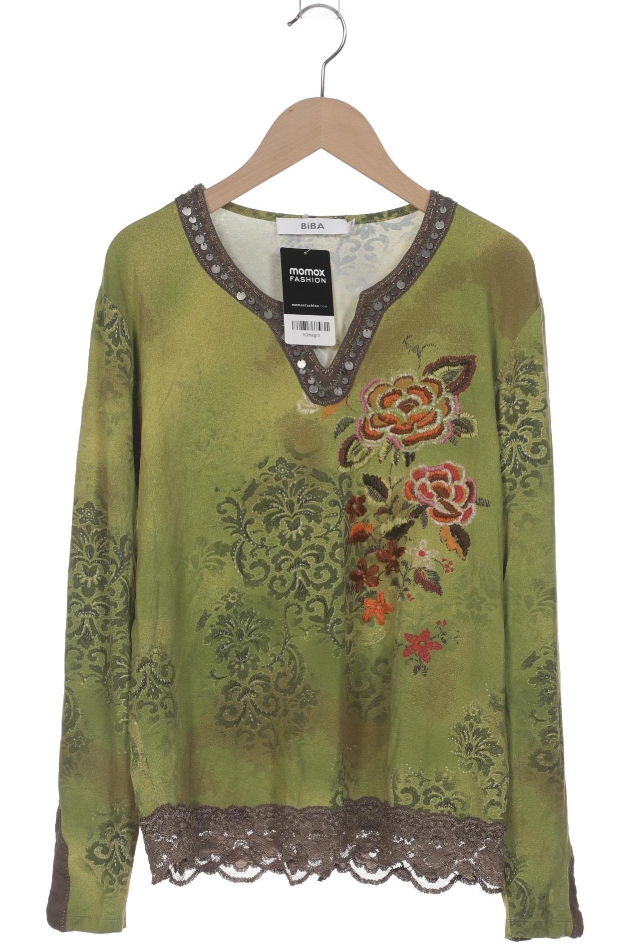 

BiBA Damen Langarmshirt, grün, Gr. 44