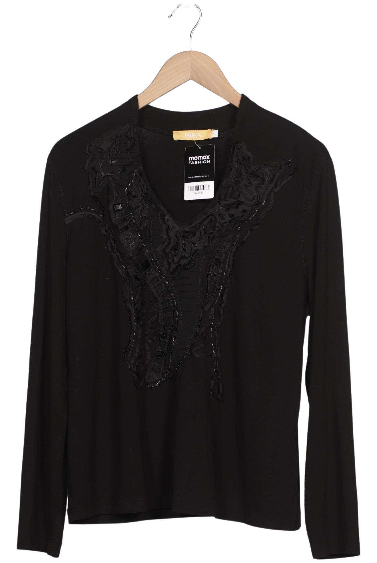 

BiBA Damen Langarmshirt, schwarz, Gr. 44