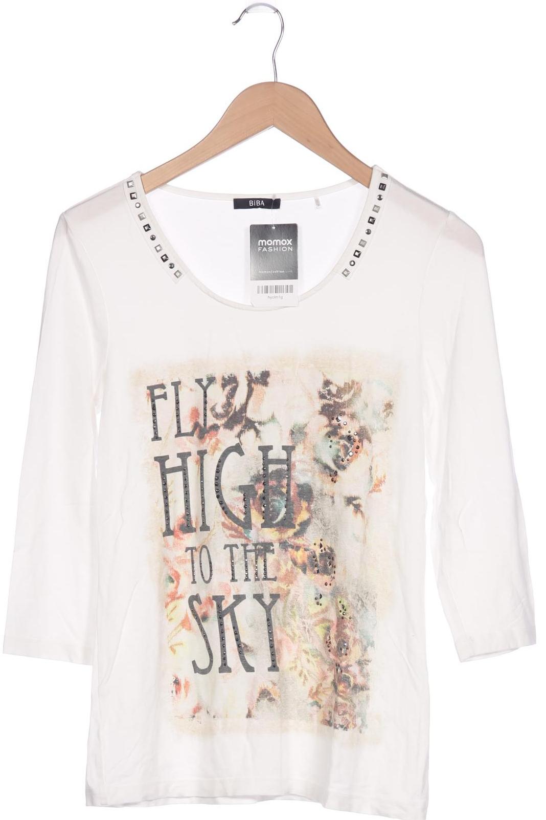 

BiBA Damen Langarmshirt, weiß, Gr. 36