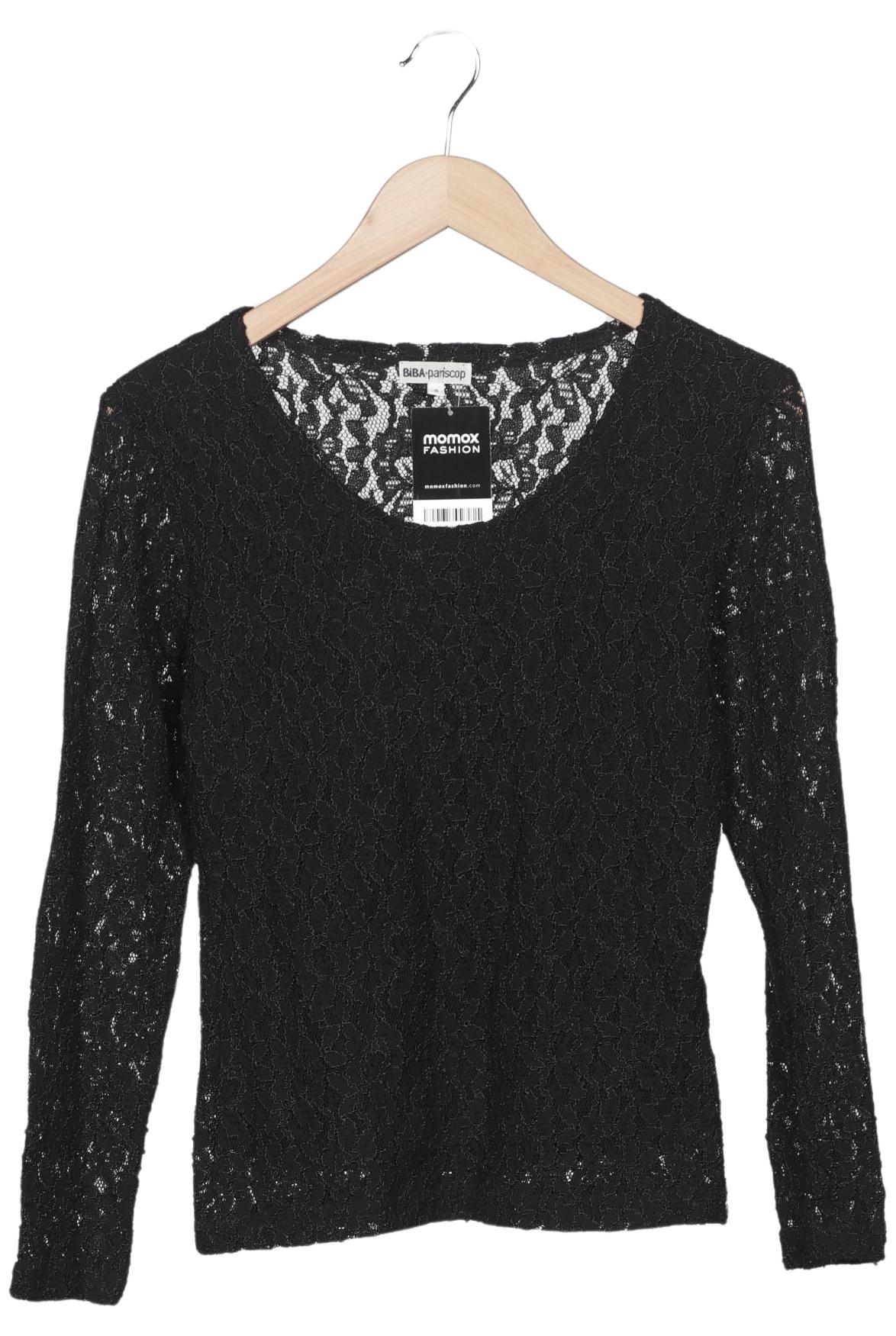 

BiBA Damen Langarmshirt, schwarz, Gr. 32