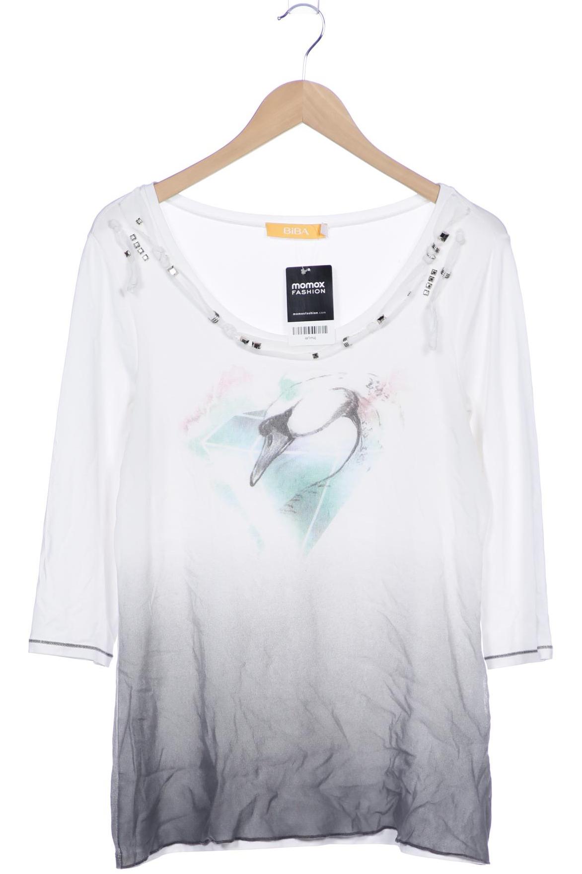 

BiBA Damen Langarmshirt, weiß, Gr. 38