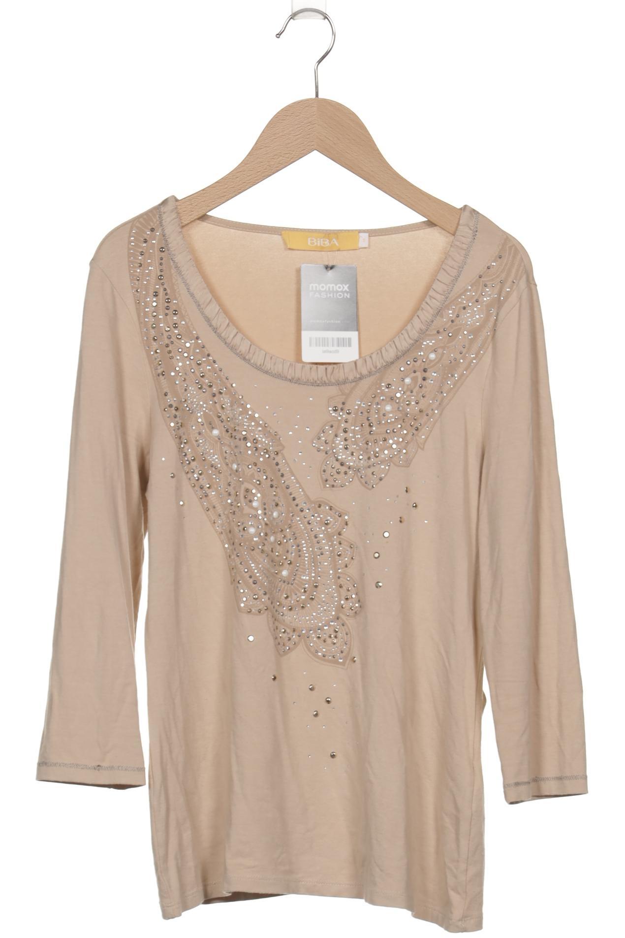 

BiBA Damen Langarmshirt, beige, Gr. 36