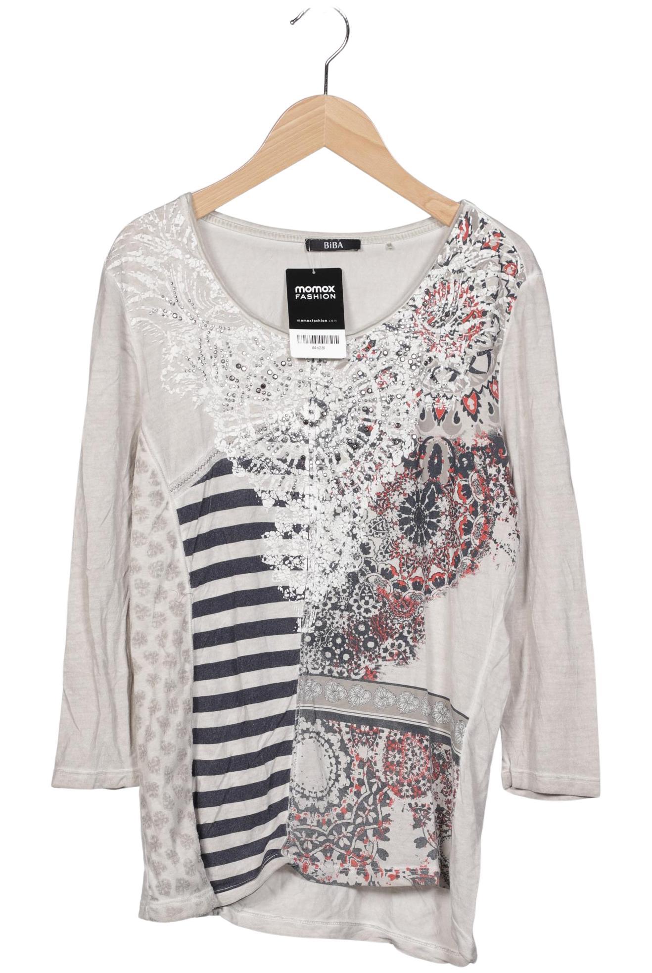 

BiBA Damen Langarmshirt, grau, Gr. 36