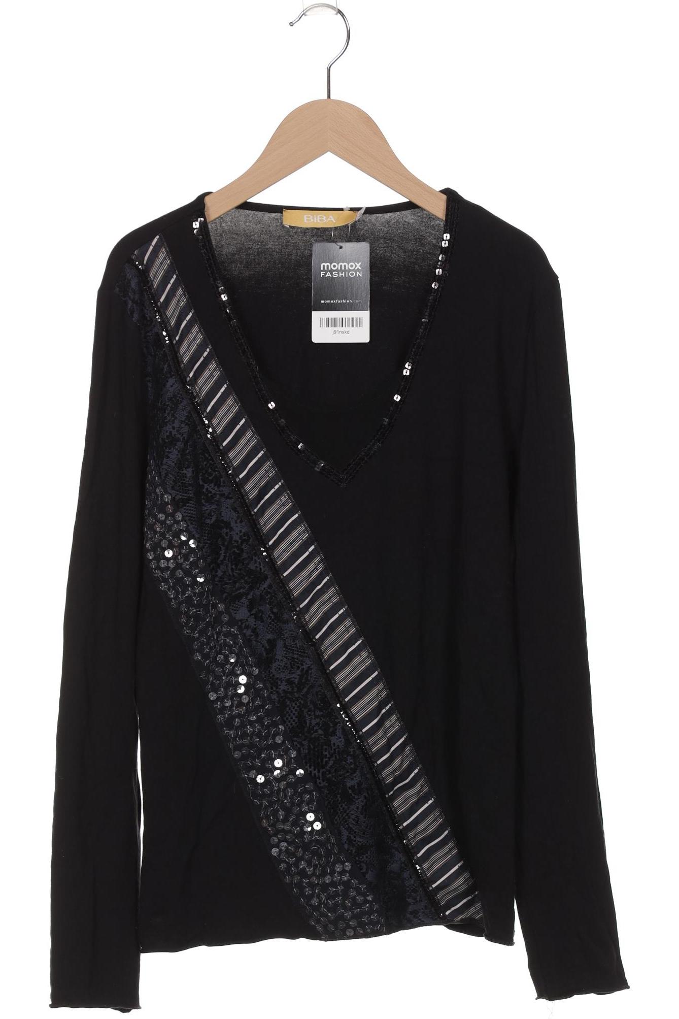 

BiBA Damen Langarmshirt, schwarz, Gr. 38