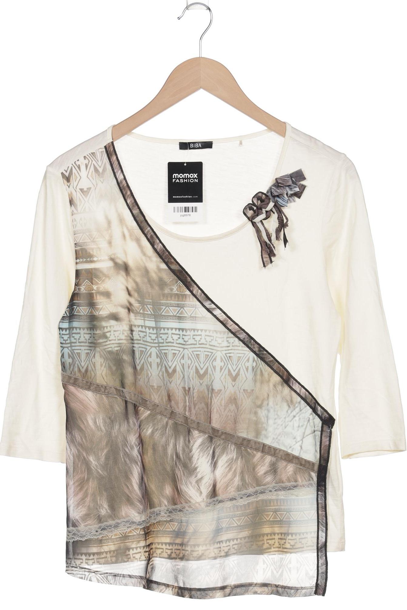 

BiBA Damen Langarmshirt, cremeweiß, Gr. 38