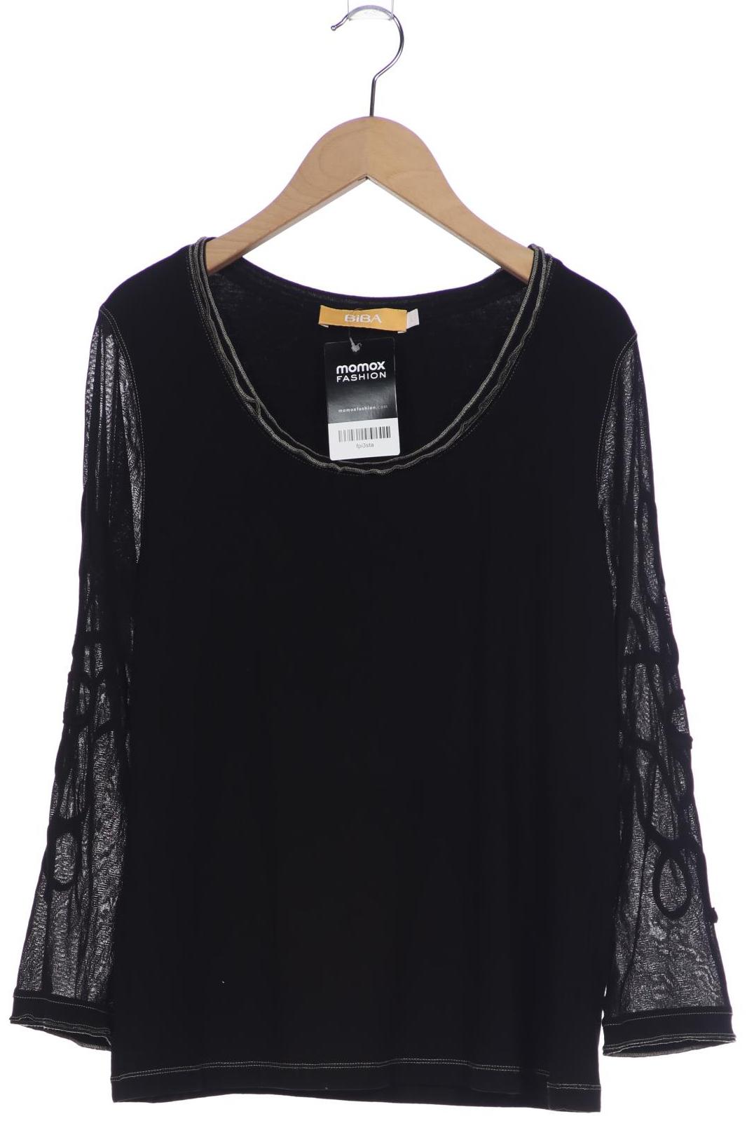 

BiBA Damen Langarmshirt, schwarz, Gr. 42