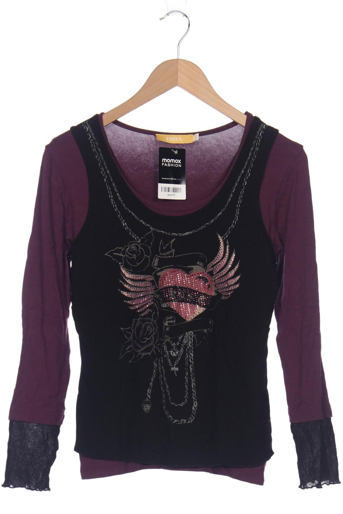 

BiBA Damen Langarmshirt, schwarz, Gr. 36
