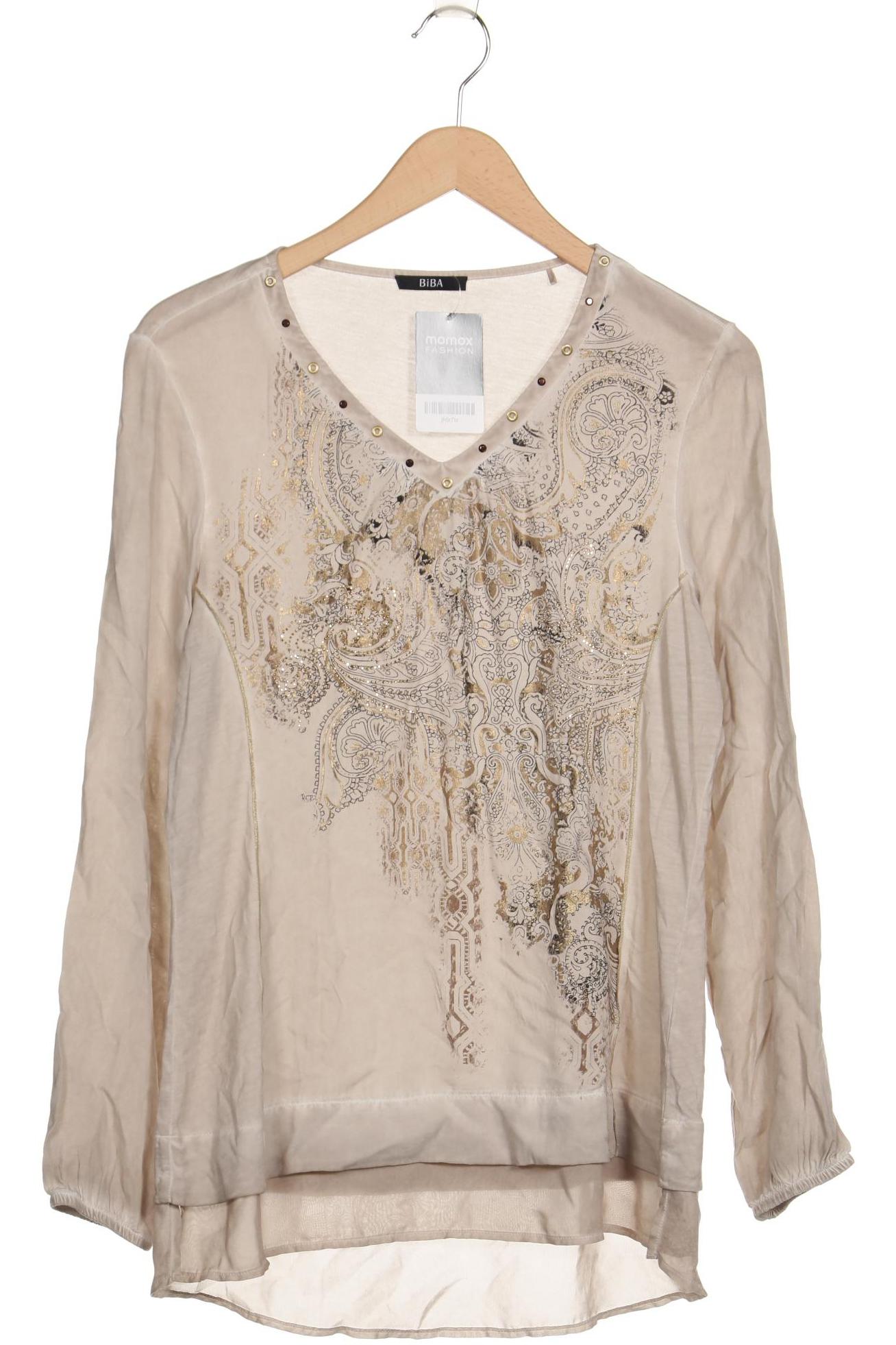 

BiBA Damen Langarmshirt, grau, Gr. 36