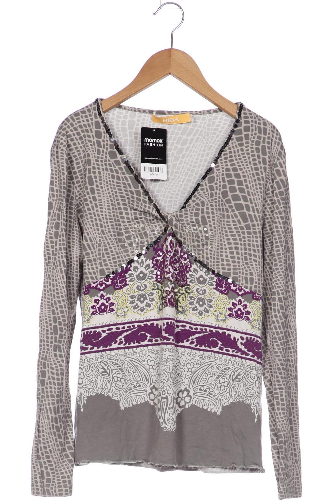 

BiBA Damen Langarmshirt, grau, Gr. 38