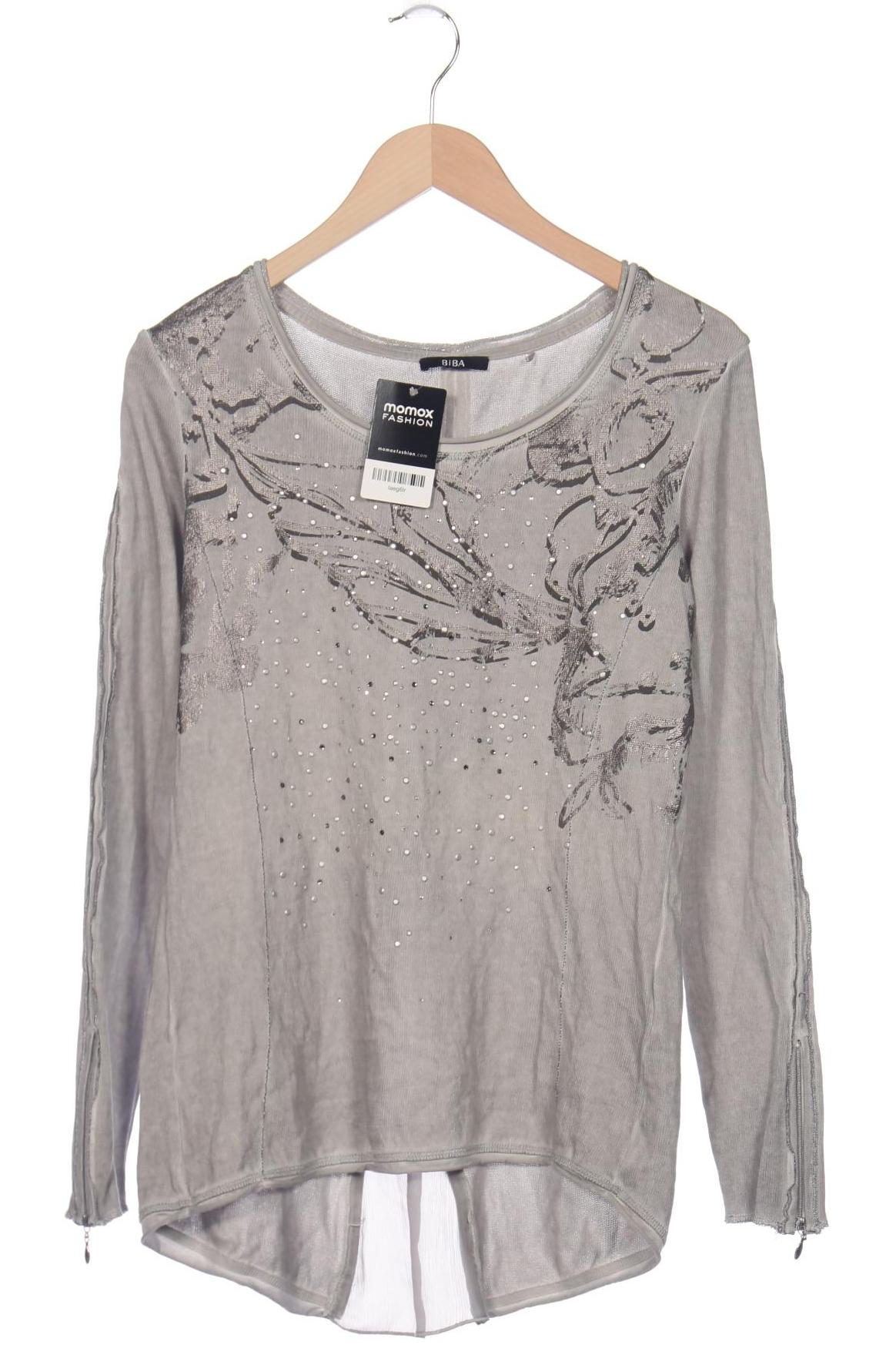 

BiBA Damen Langarmshirt, grau, Gr. 38