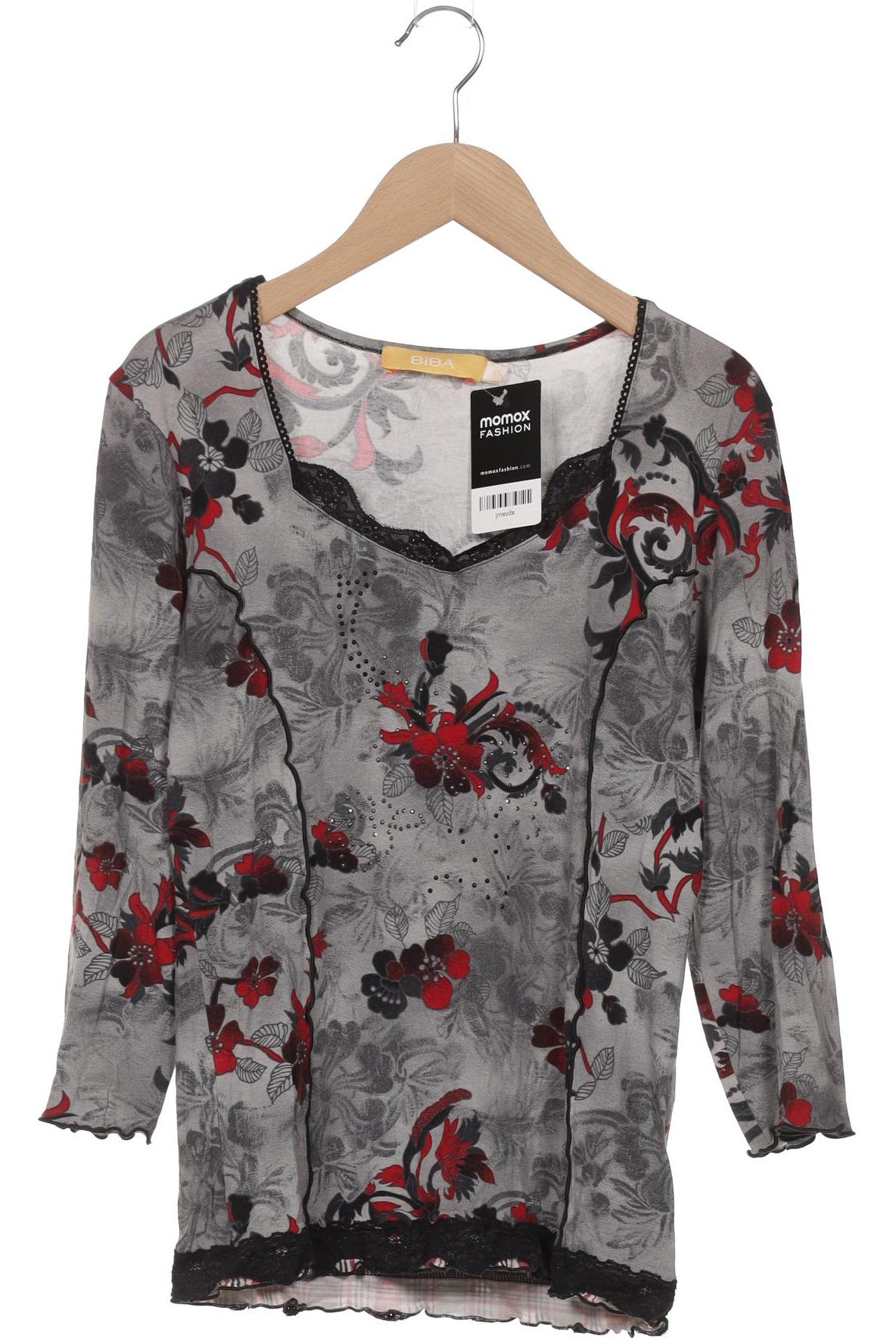 

BiBA Damen Langarmshirt, grau, Gr. 36
