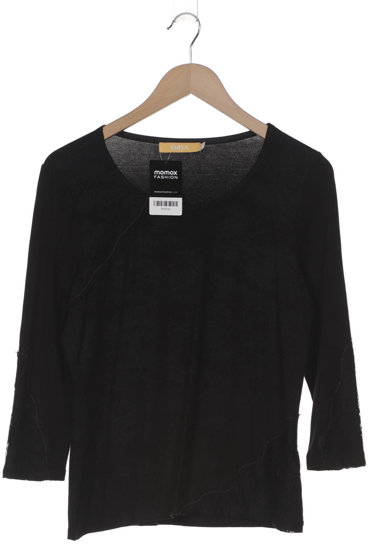 

BiBA Damen Langarmshirt, schwarz, Gr. 38