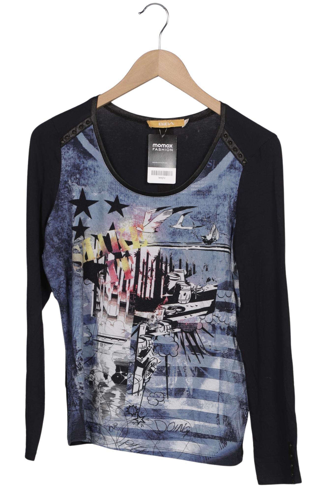 

BiBA Damen Langarmshirt, marineblau, Gr. 38
