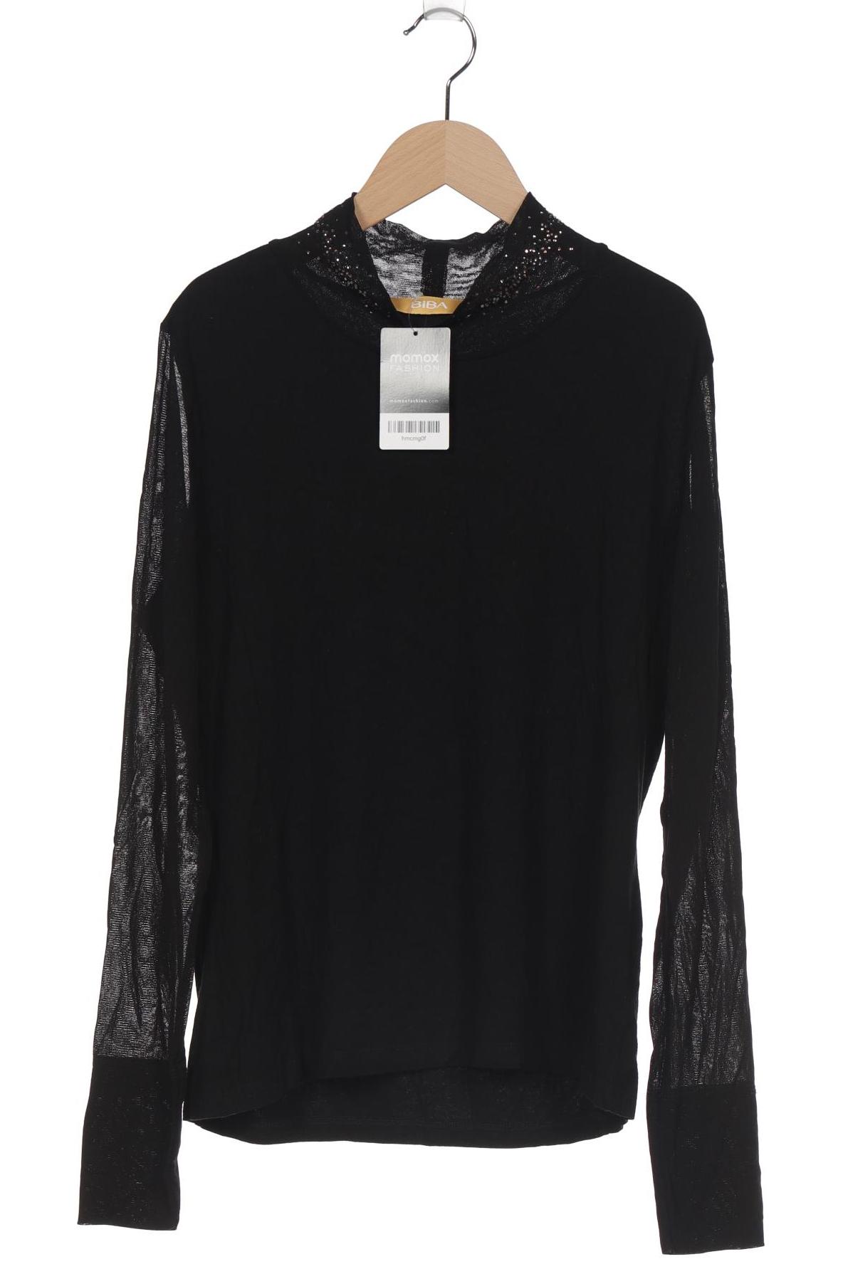

BiBA Damen Langarmshirt, schwarz, Gr. 38