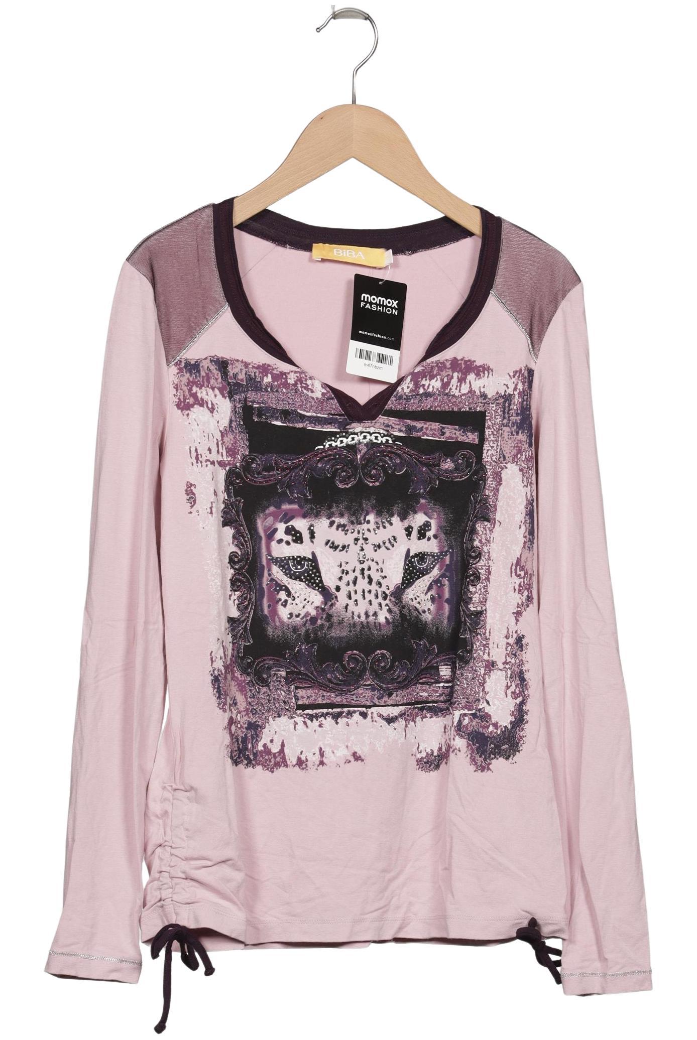 

BiBA Damen Langarmshirt, pink, Gr. 34