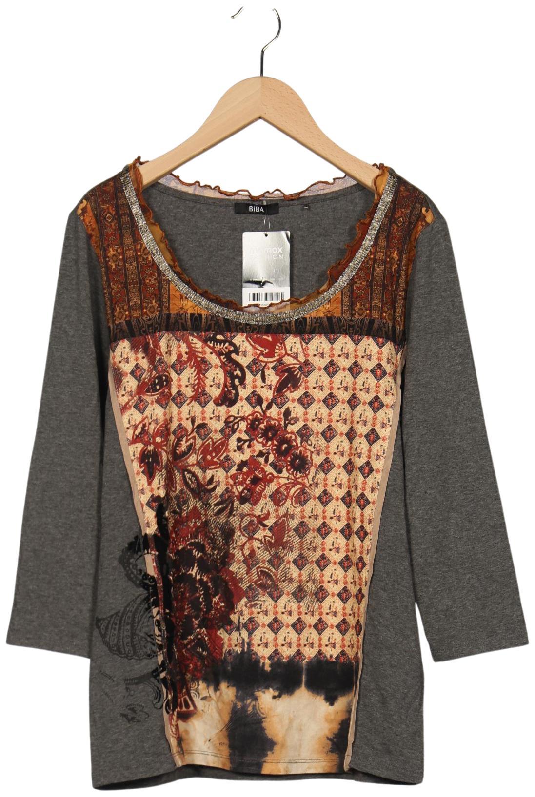 

BiBA Damen Langarmshirt, grau, Gr. 38