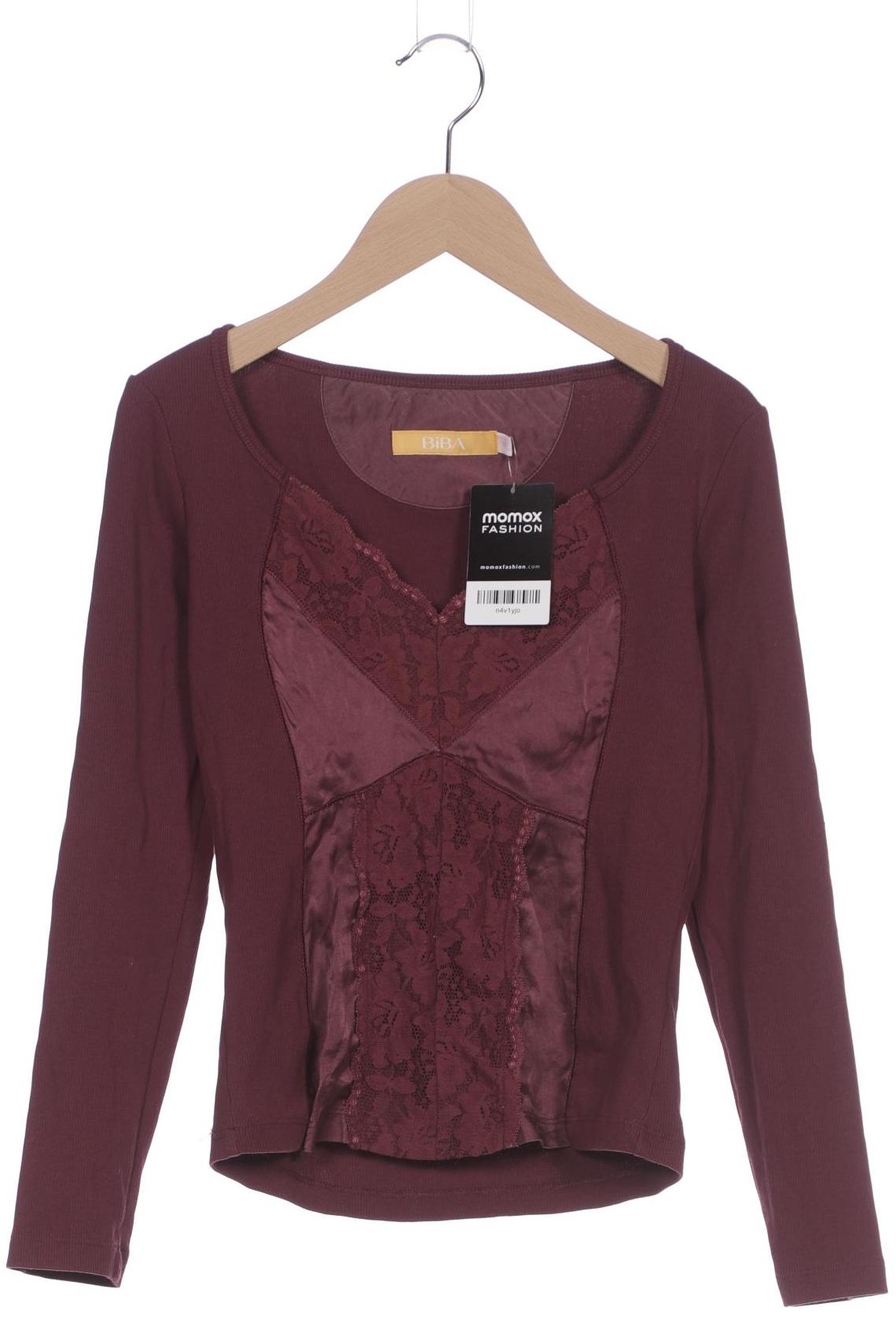 

BiBA Damen Langarmshirt, bordeaux, Gr. 32
