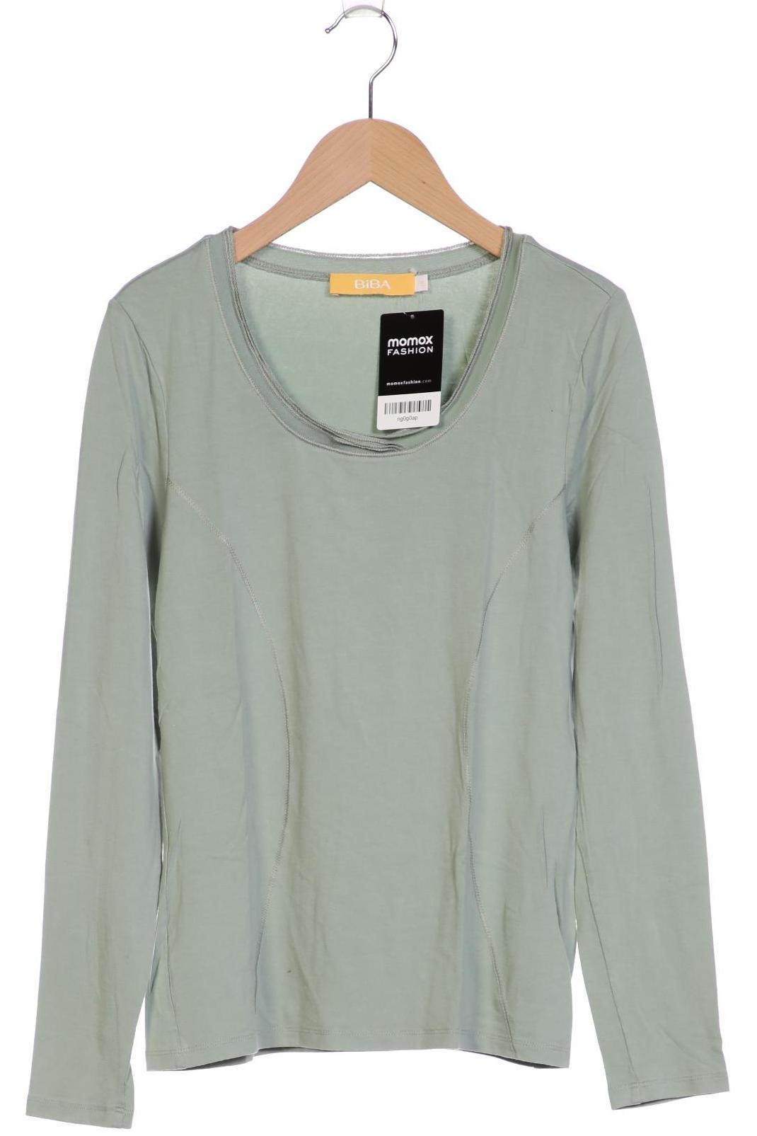 

BiBA Damen Langarmshirt, hellgrün, Gr. 36