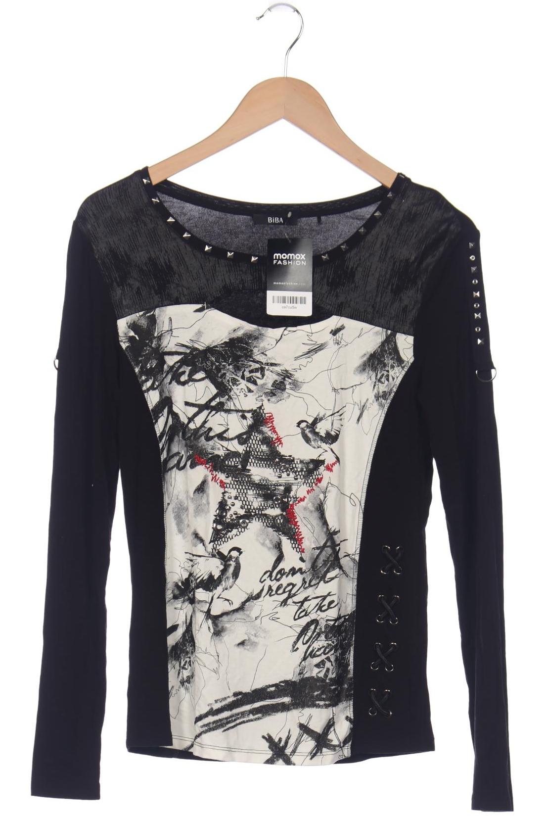 

BiBA Damen Langarmshirt, schwarz, Gr. 34