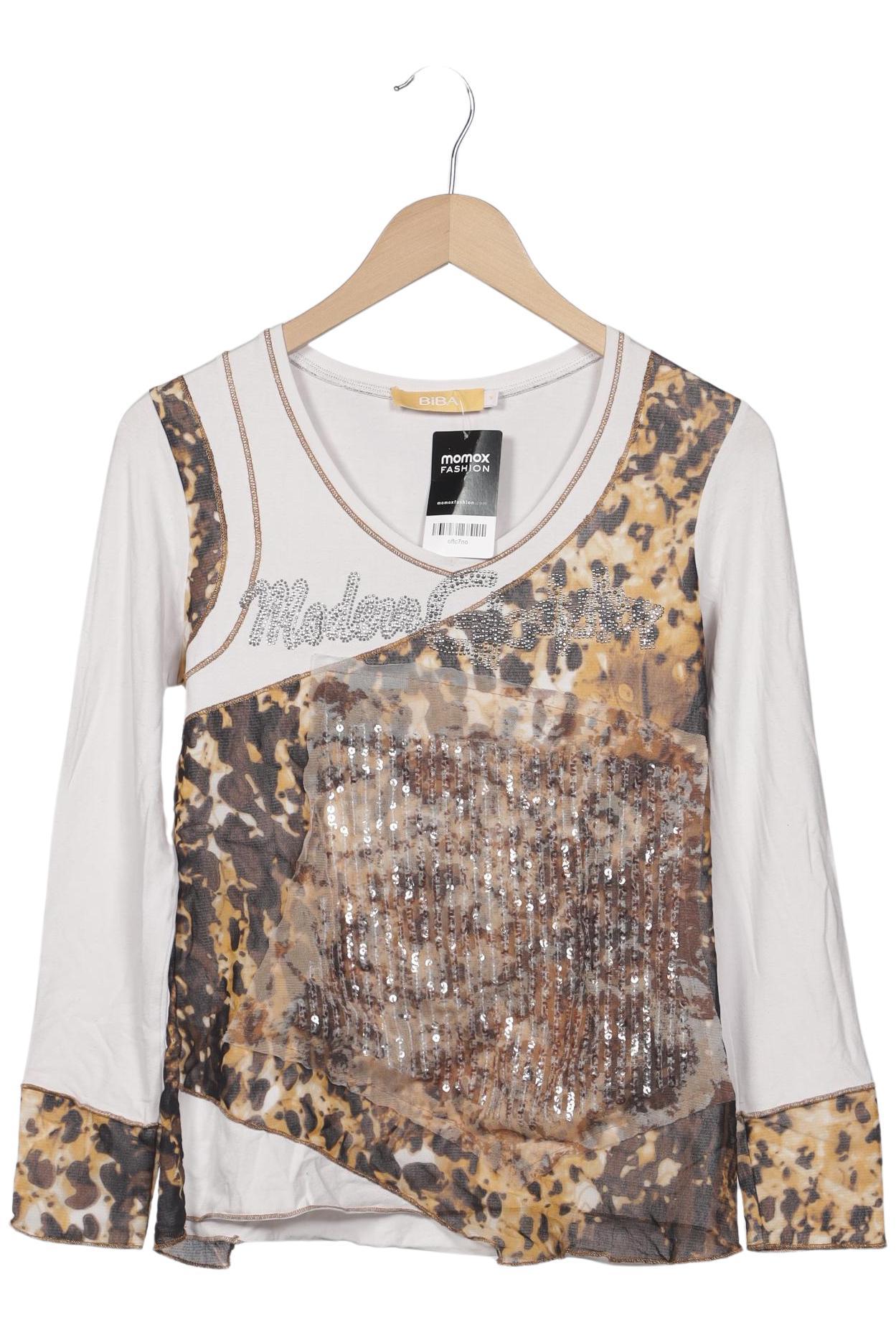 

BiBA Damen Langarmshirt, weiß, Gr. 38