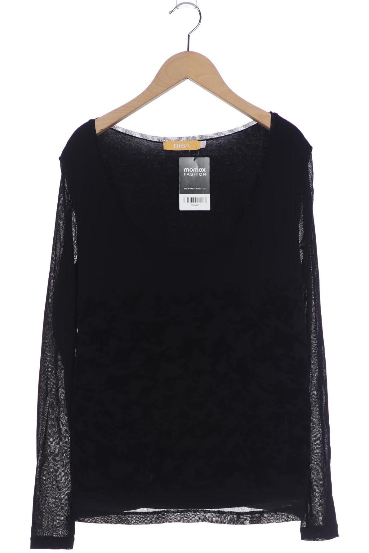 

BiBA Damen Langarmshirt, schwarz, Gr. 42