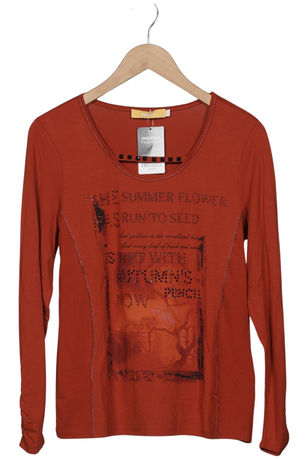 

BiBA Damen Langarmshirt, orange, Gr. 38