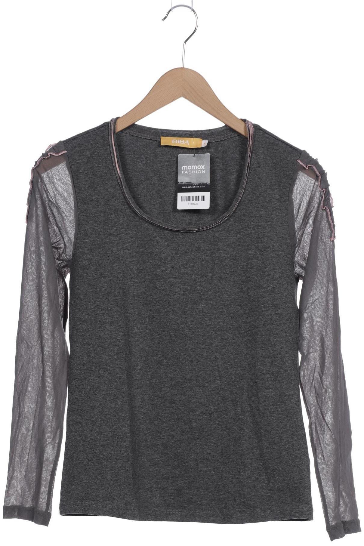 

BiBA Damen Langarmshirt, grau, Gr. 38