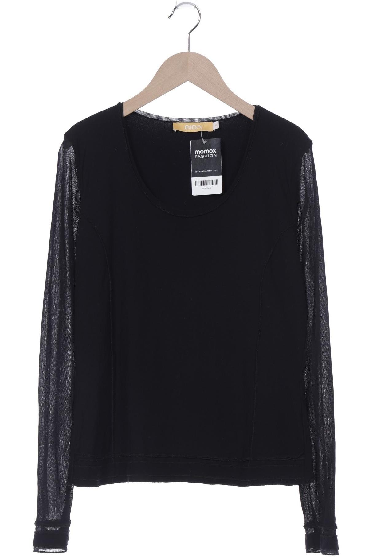 

BiBA Damen Langarmshirt, schwarz, Gr. 38