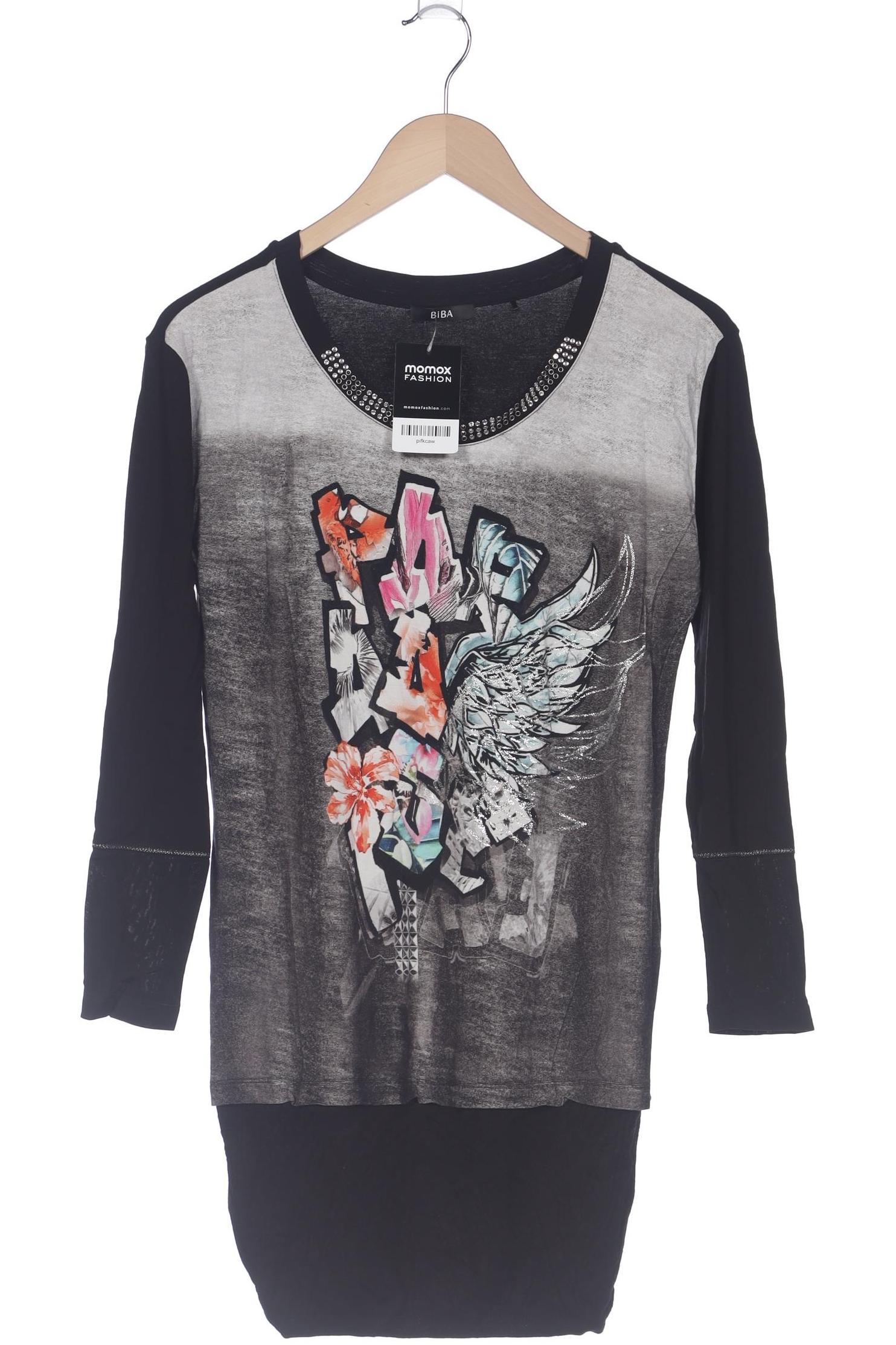 

BiBA Damen Langarmshirt, grau, Gr. 36