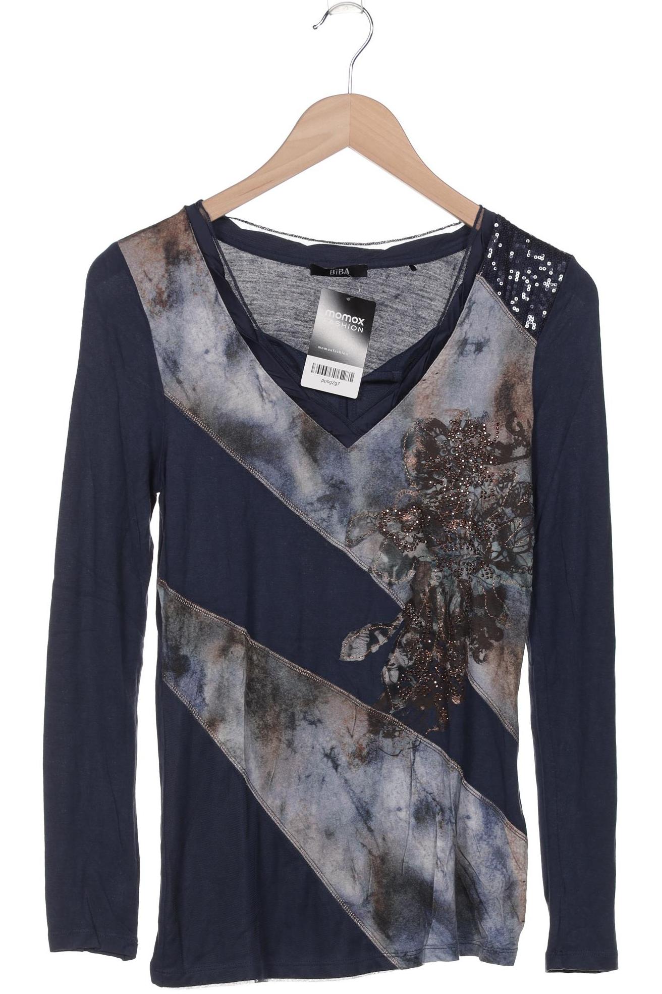 

BiBA Damen Langarmshirt, marineblau, Gr. 34
