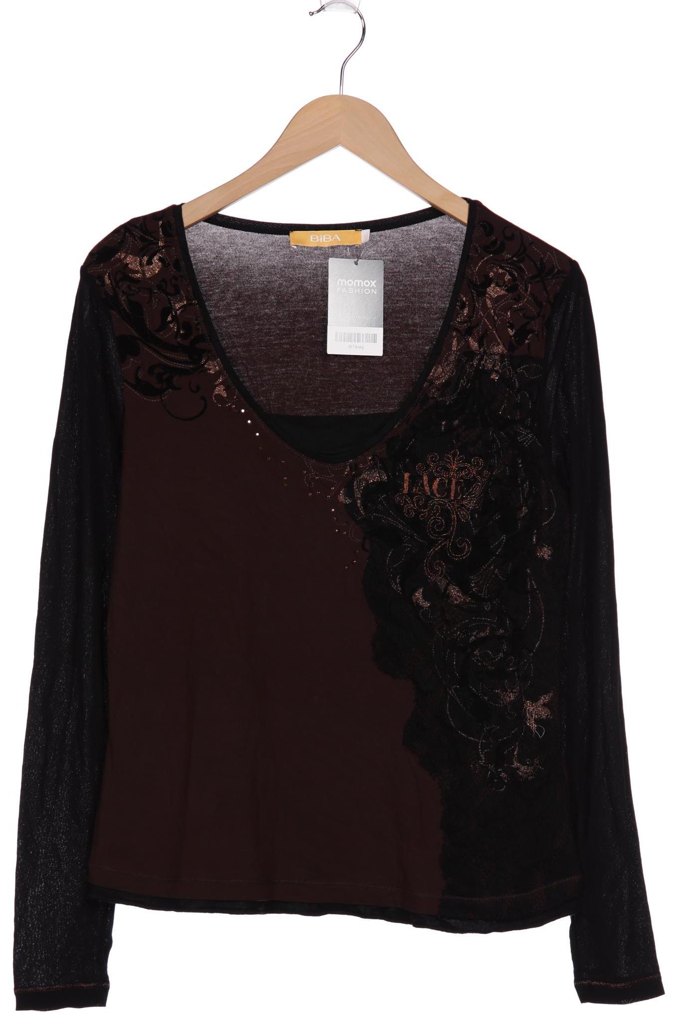 

BiBA Damen Langarmshirt, braun, Gr. 42