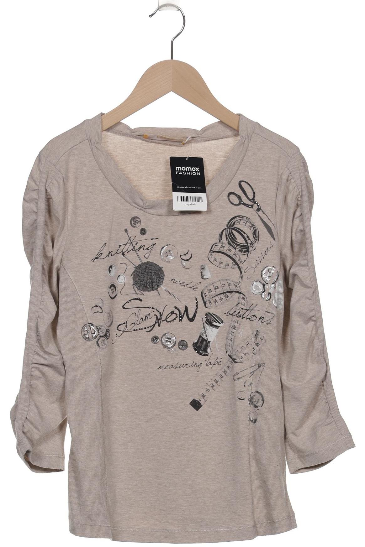 

BiBA Damen Langarmshirt, beige, Gr. 36