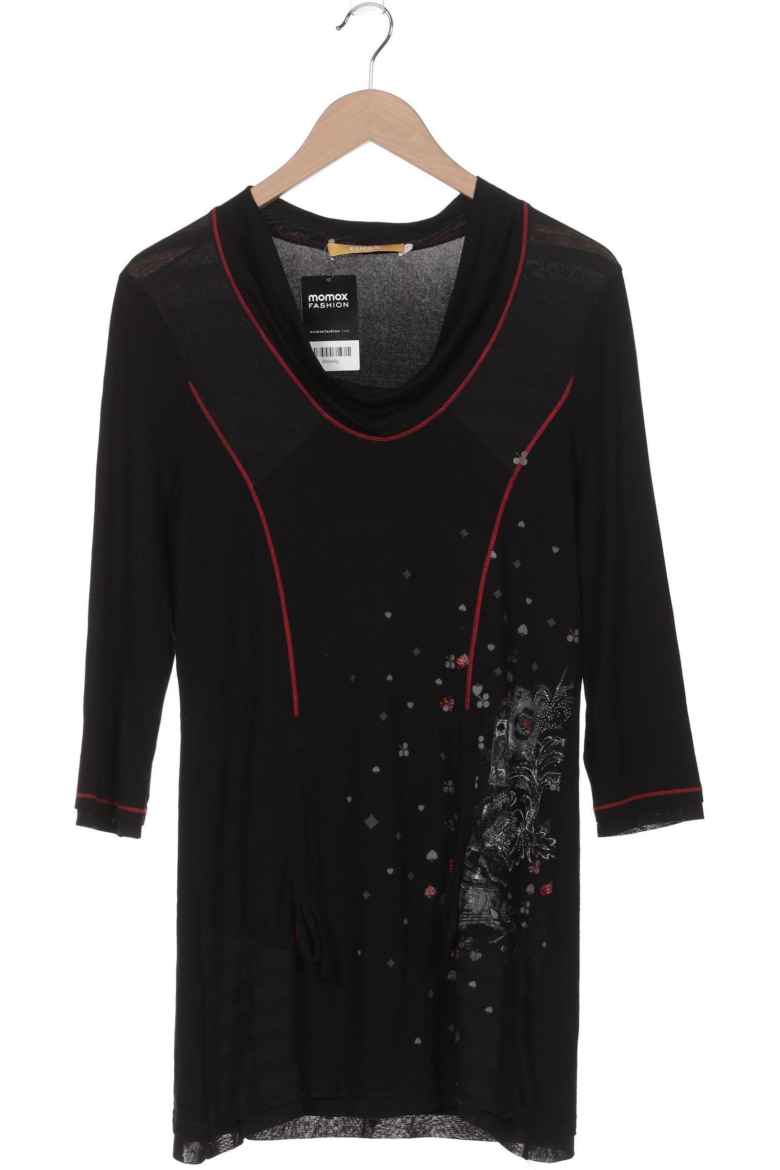 

BiBA Damen Langarmshirt, schwarz, Gr. 38
