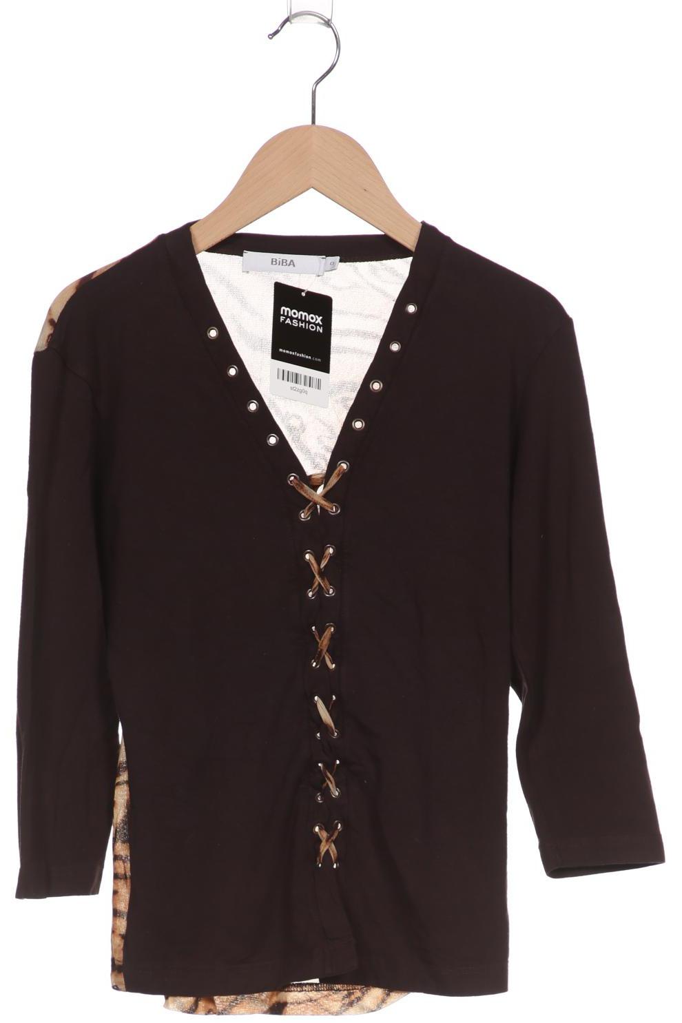 

BiBA Damen Langarmshirt, braun, Gr. 34