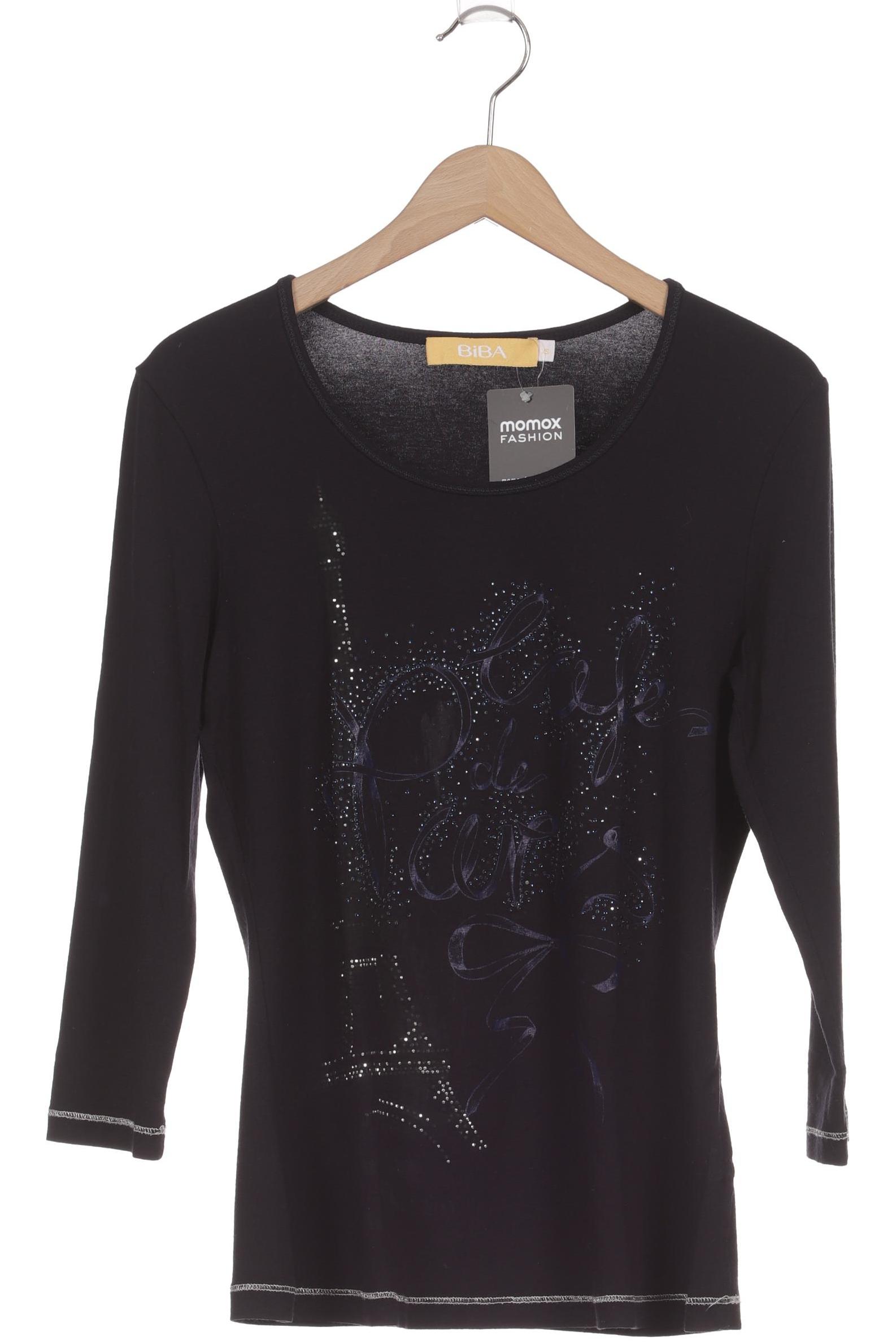 

BiBA Damen Langarmshirt, schwarz, Gr. 34