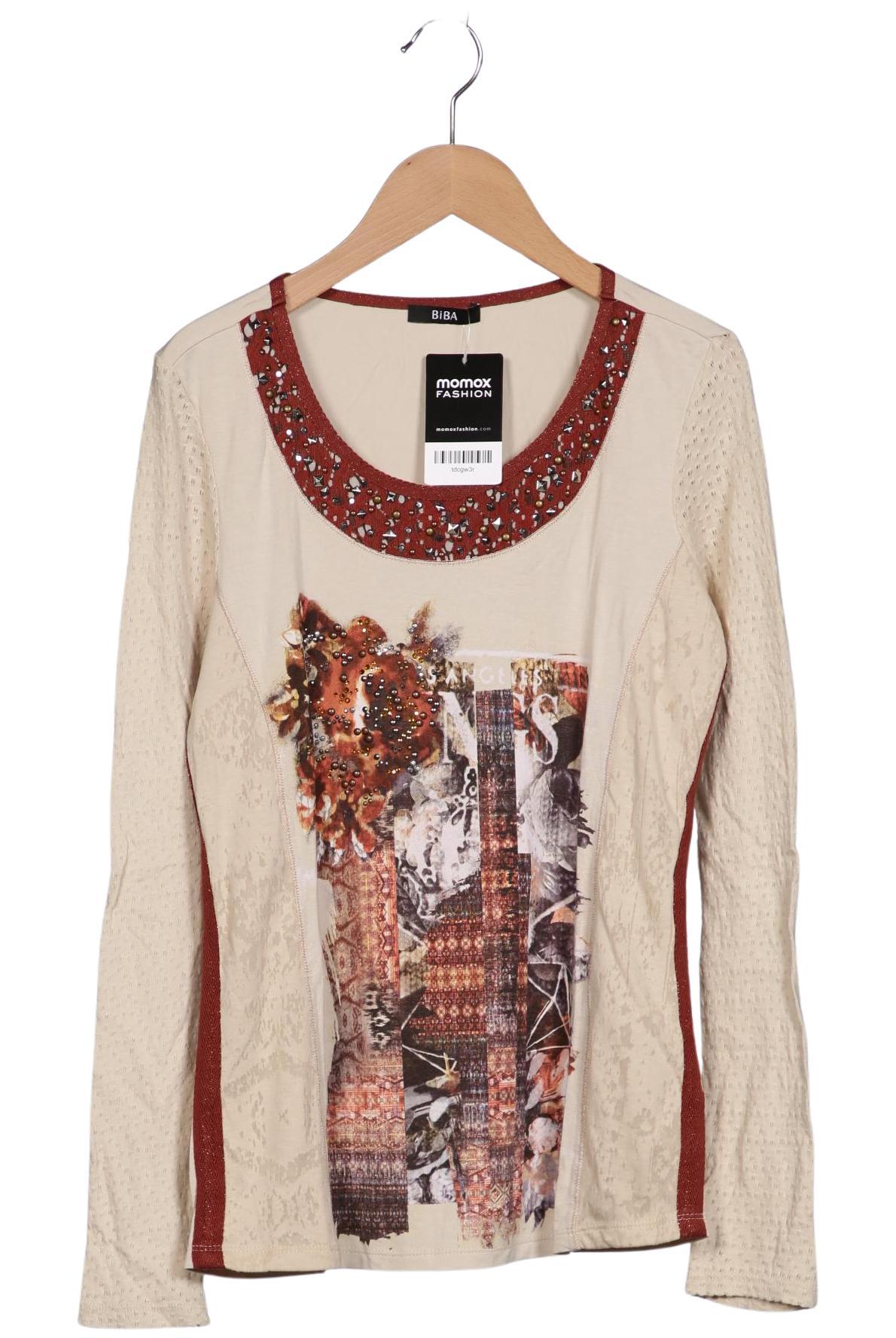 

BiBA Damen Langarmshirt, beige, Gr. 38