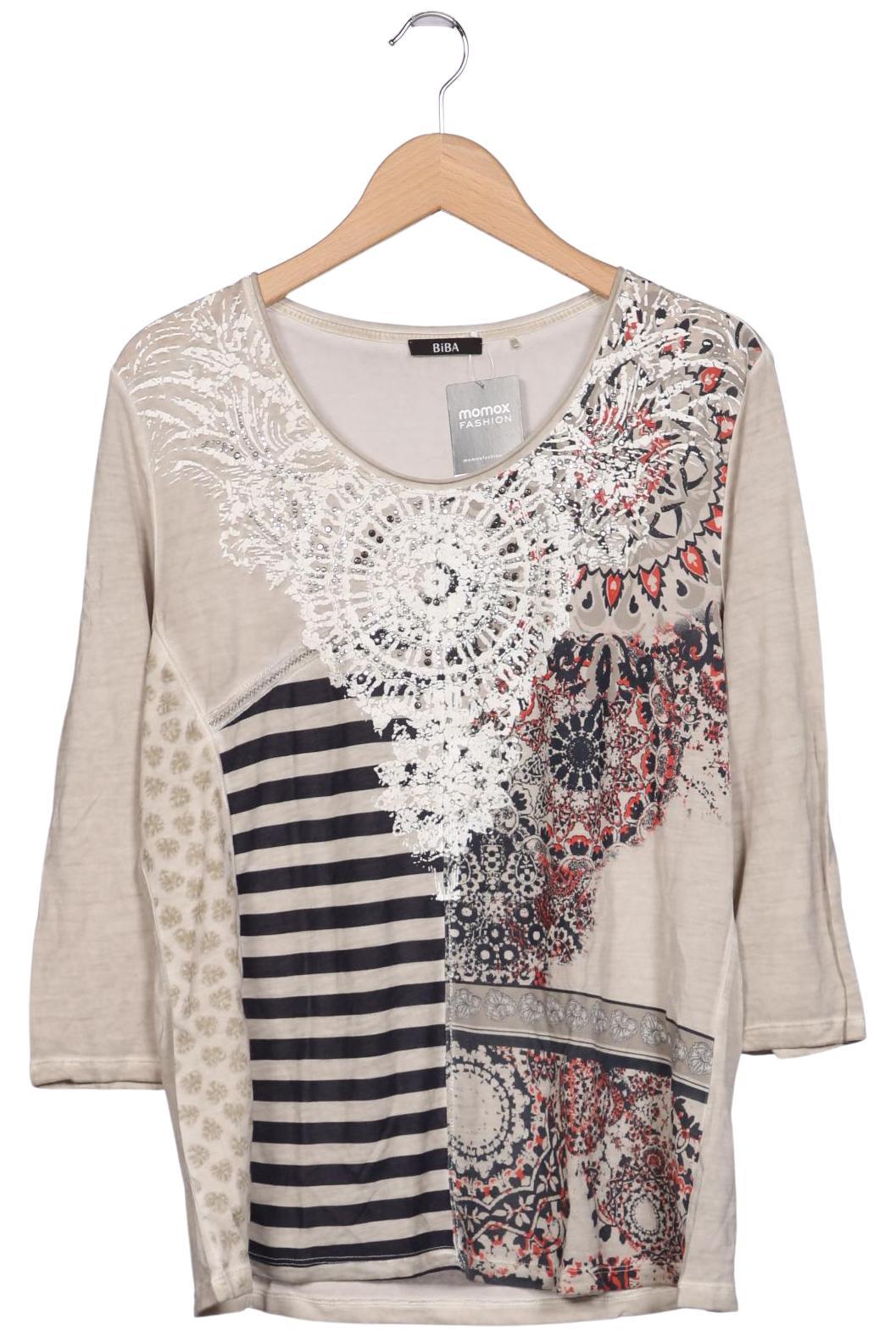 

BiBA Damen Langarmshirt, beige, Gr. 42