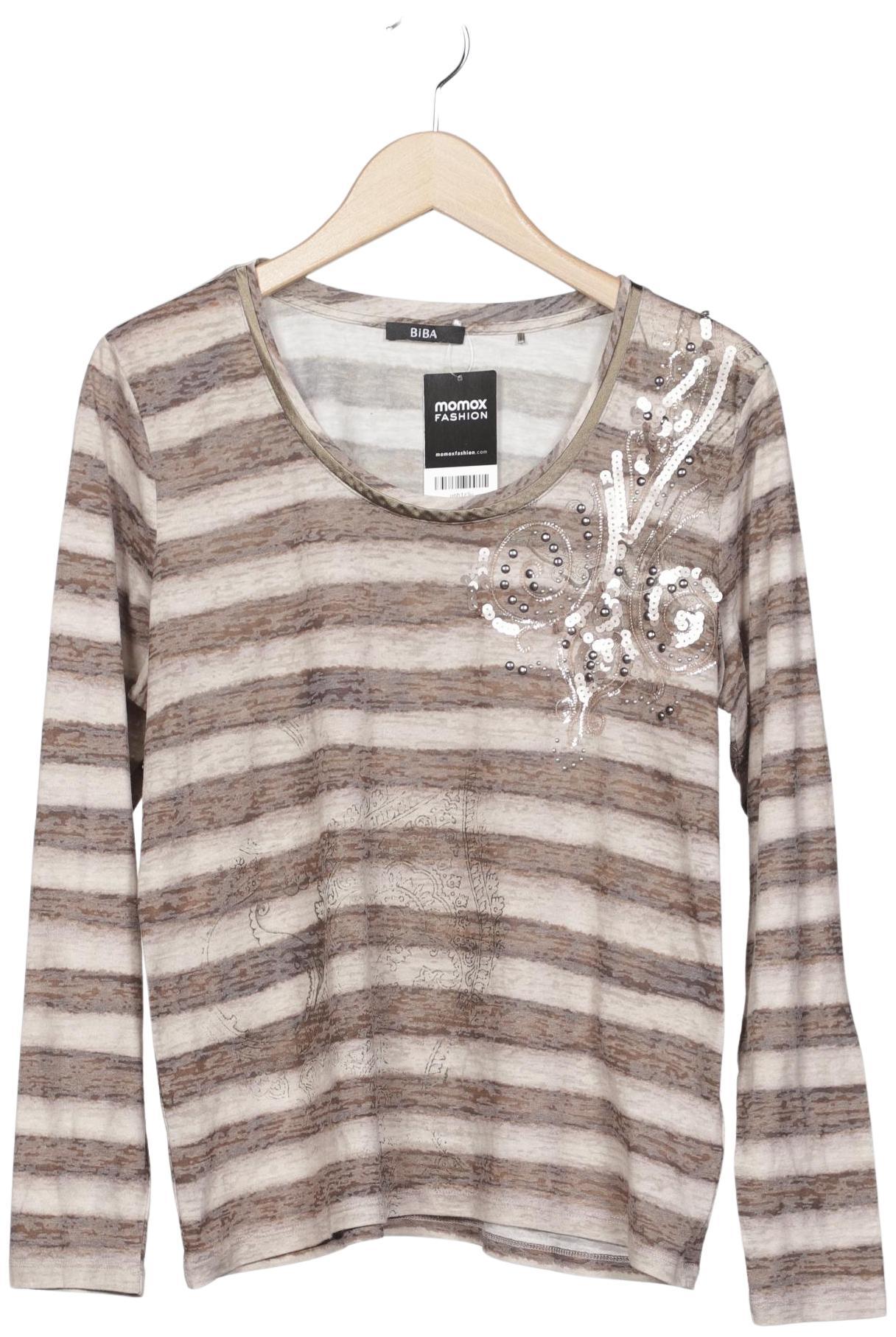 

BiBA Damen Langarmshirt, beige, Gr. 42