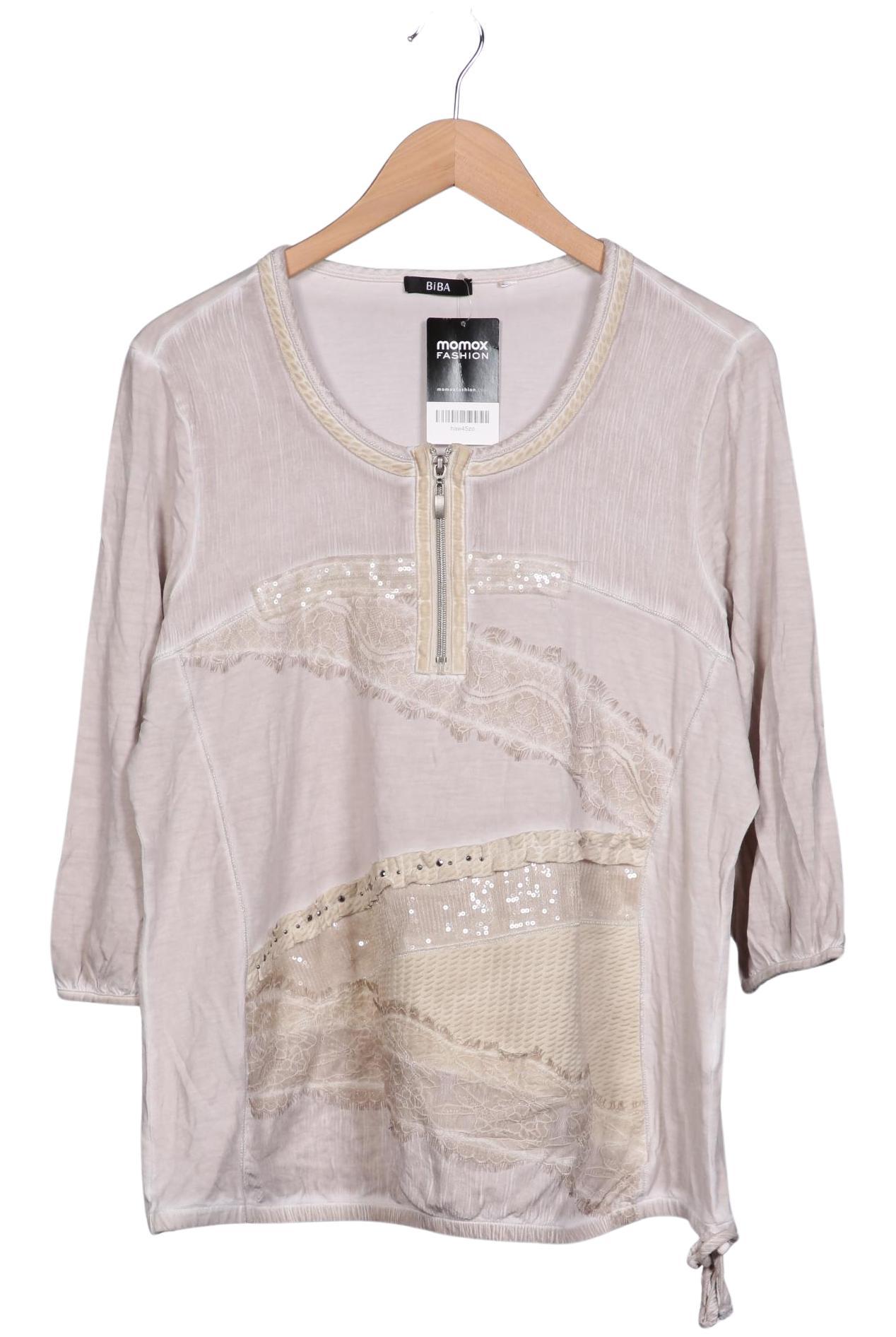 

BiBA Damen Langarmshirt, beige, Gr. 46