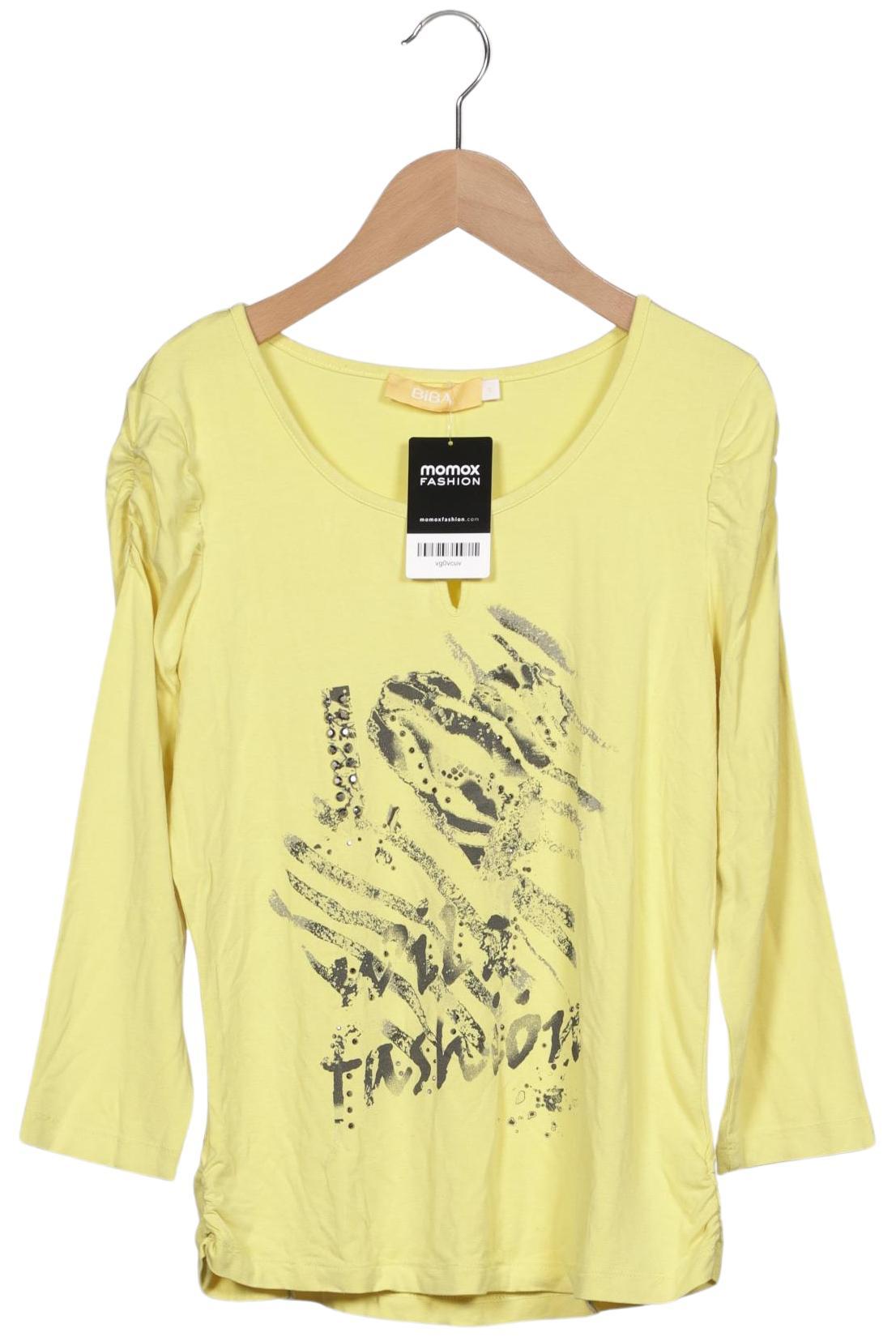 

BiBA Damen Langarmshirt, gelb, Gr. 36
