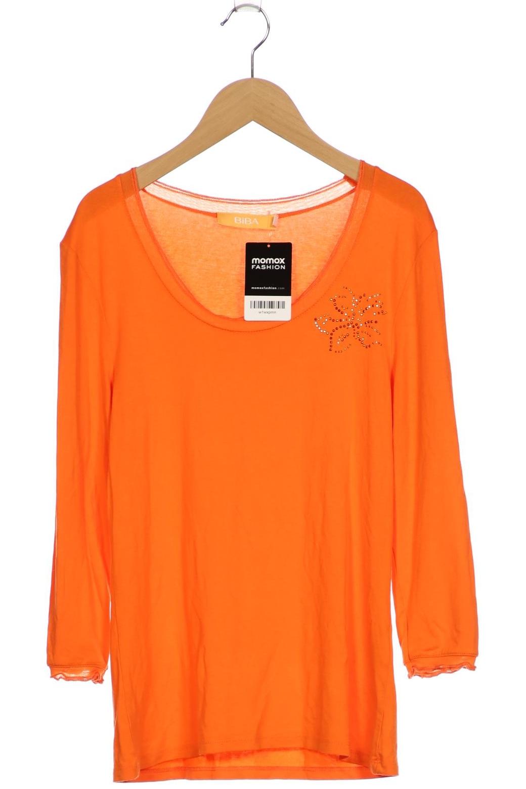 

BiBA Damen Langarmshirt, orange, Gr. 36