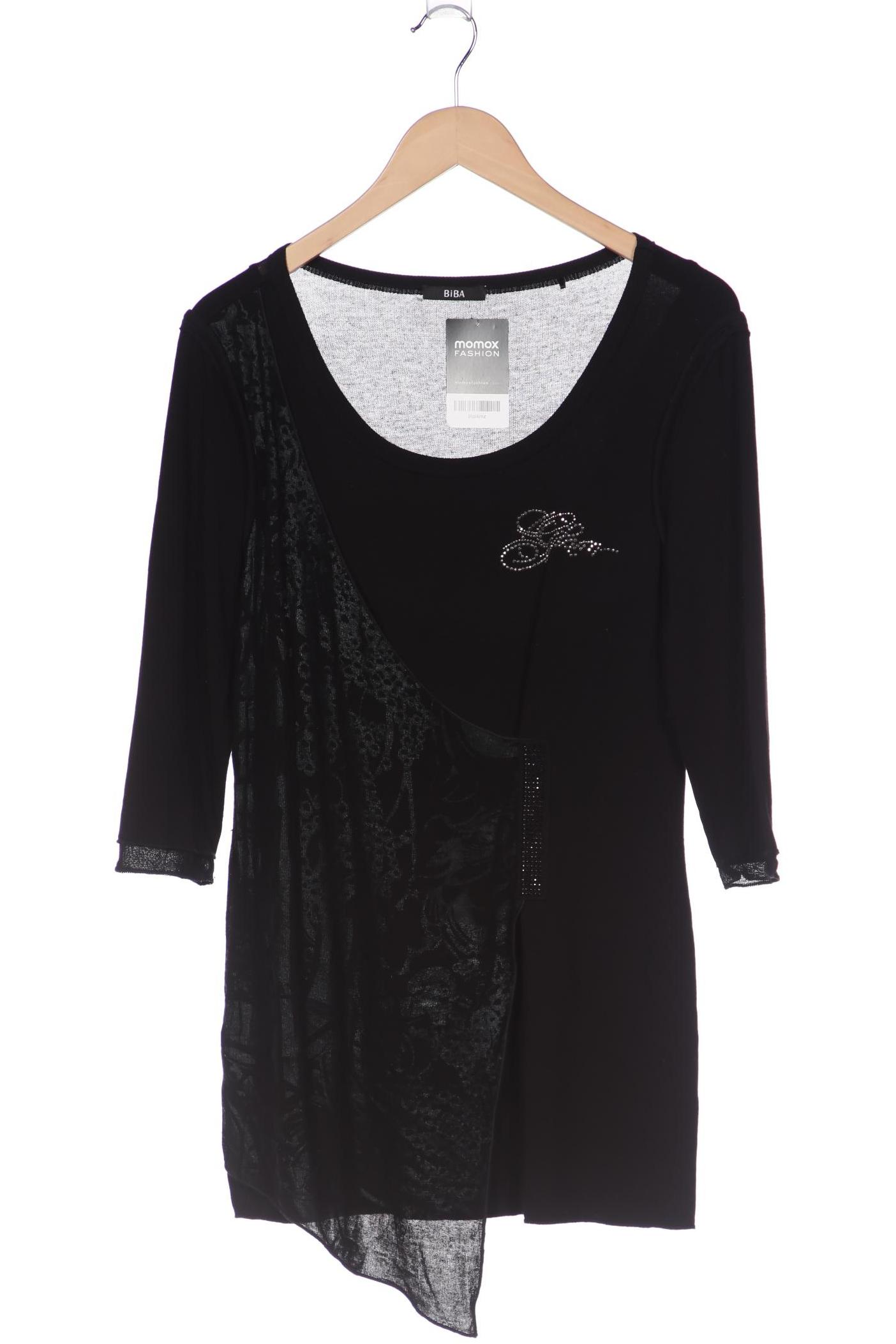 

BiBA Damen Langarmshirt, schwarz, Gr. 38