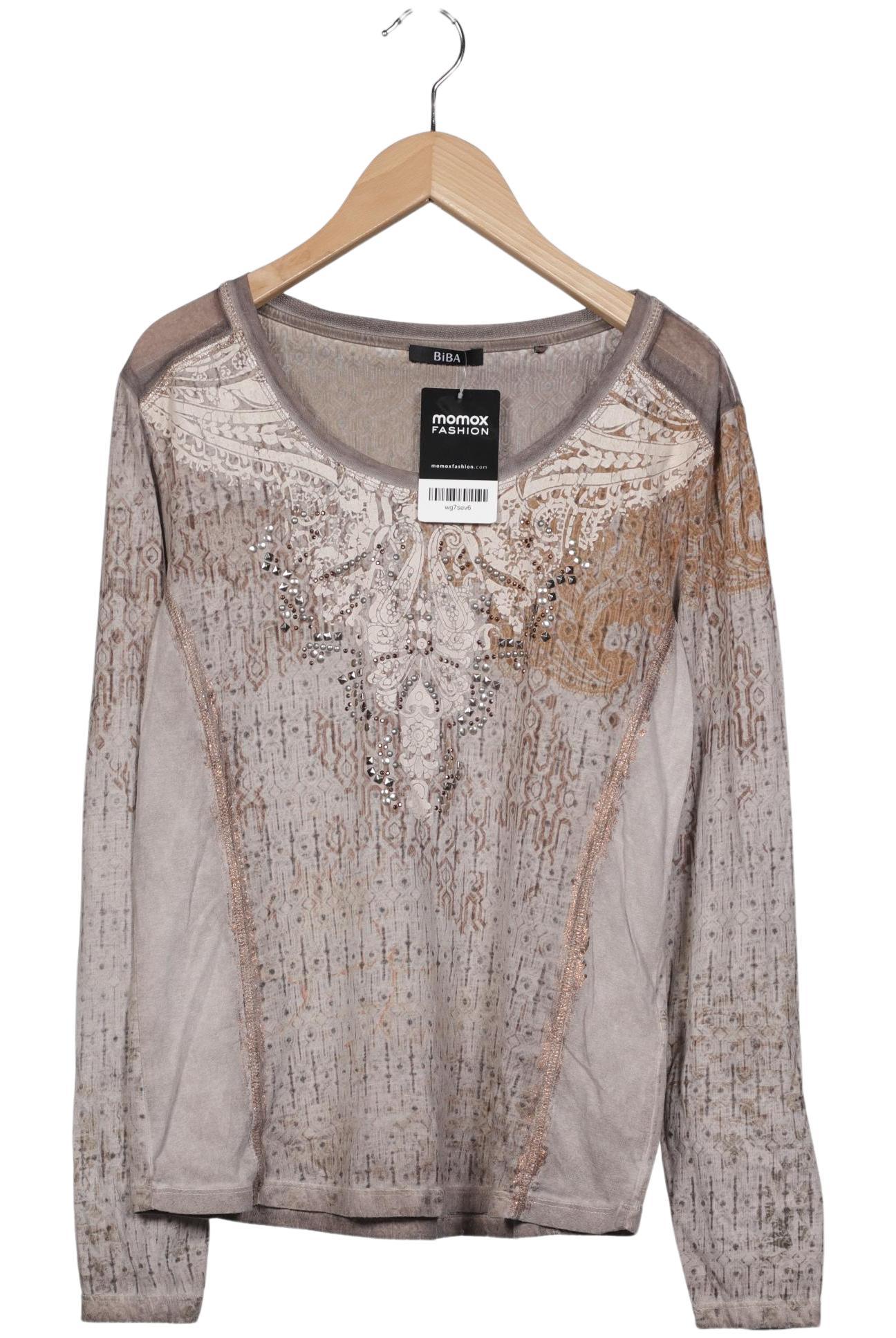 

BiBA Damen Langarmshirt, braun, Gr. 36